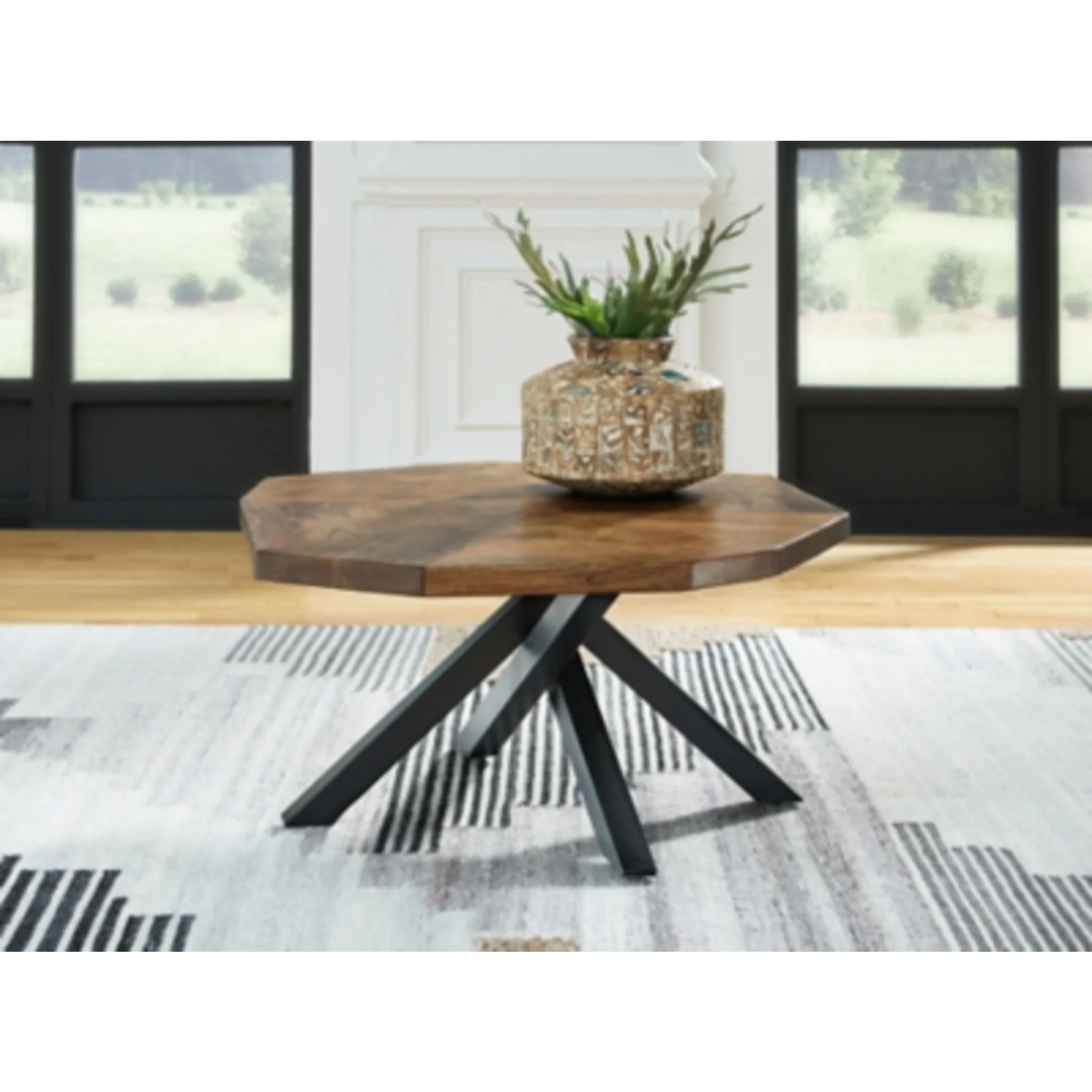 Haileeton Oval Coffee Table - Image 8