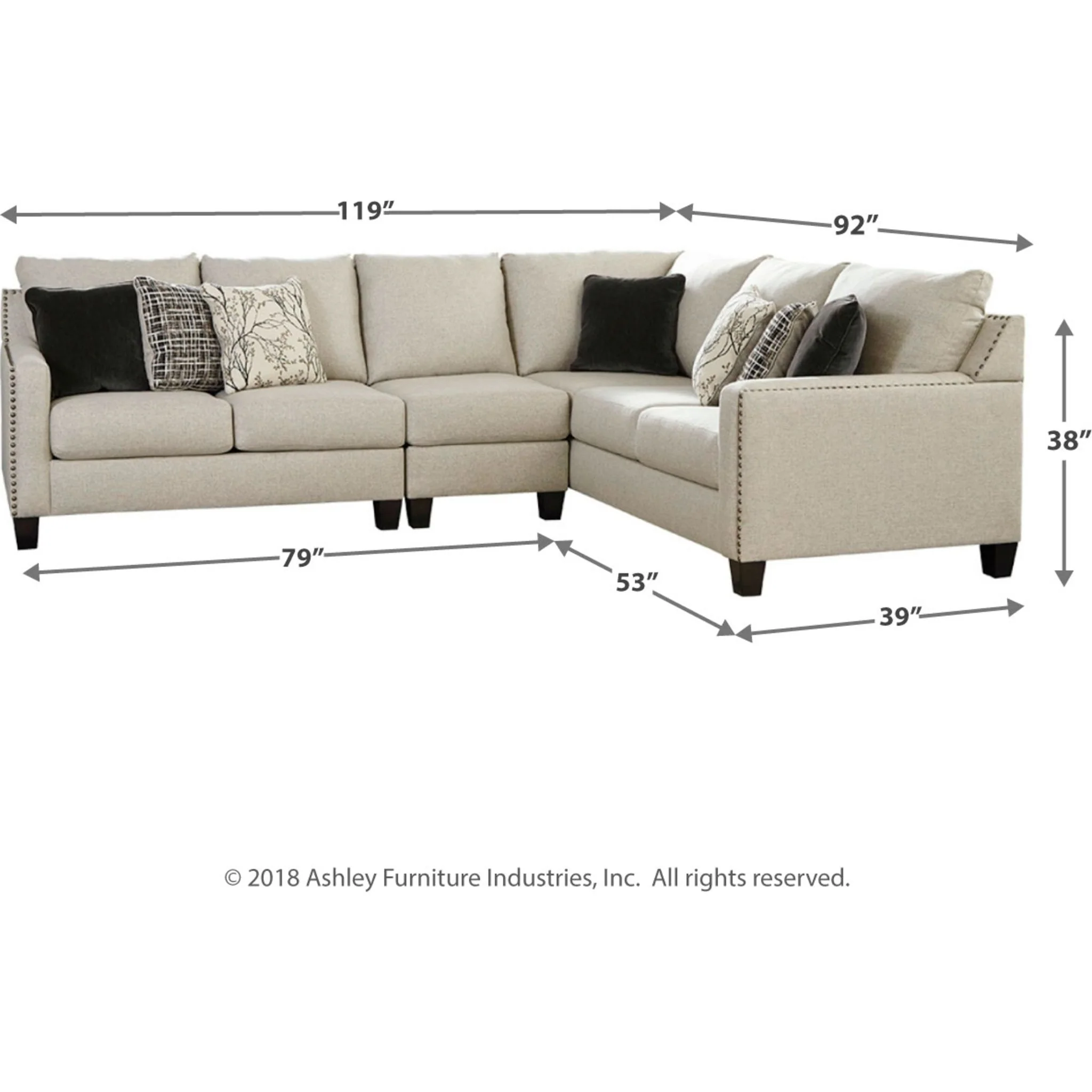 Hallenberg 3 Piece Sectional - Image 5