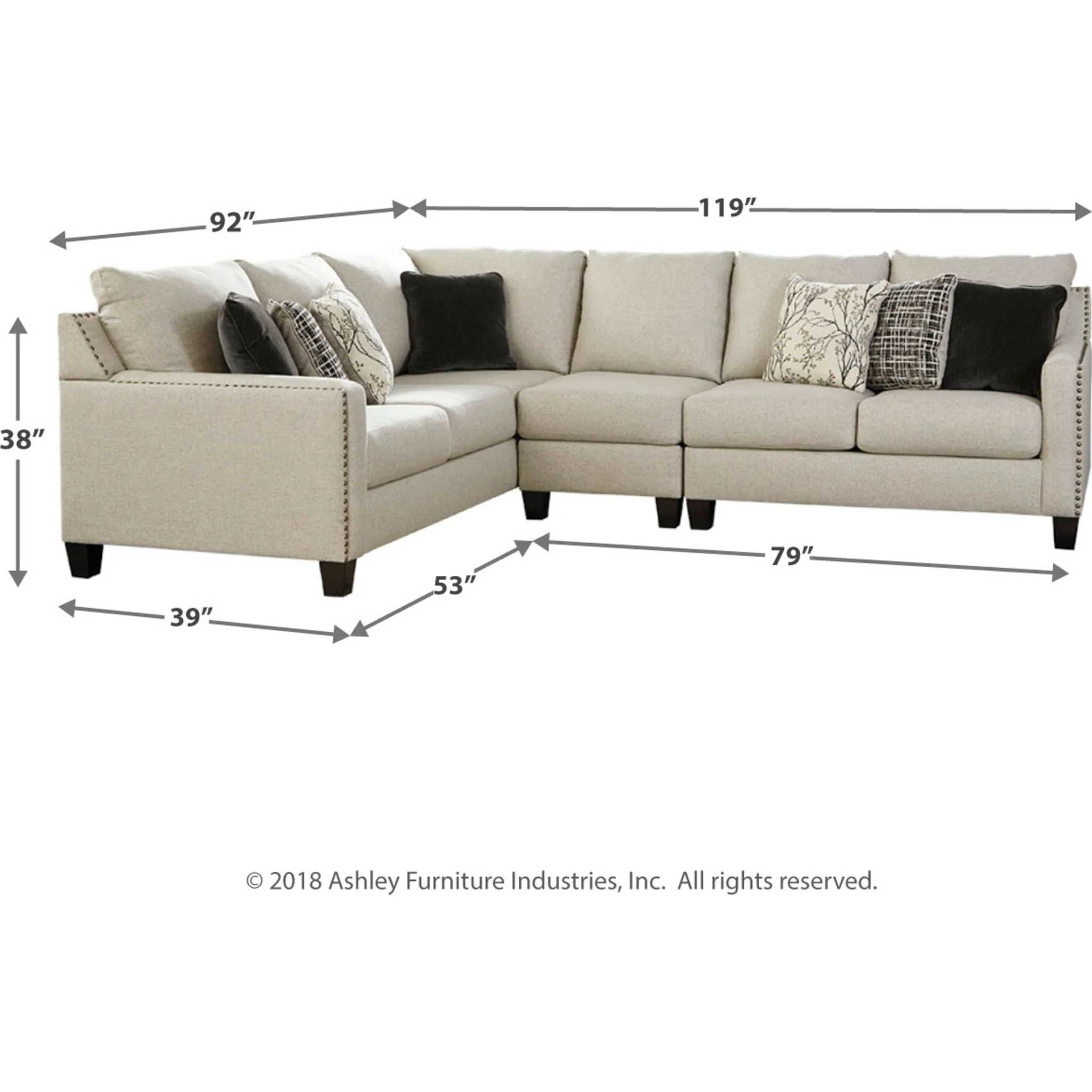 Hallenberg 3 Piece Sectional - Image 9