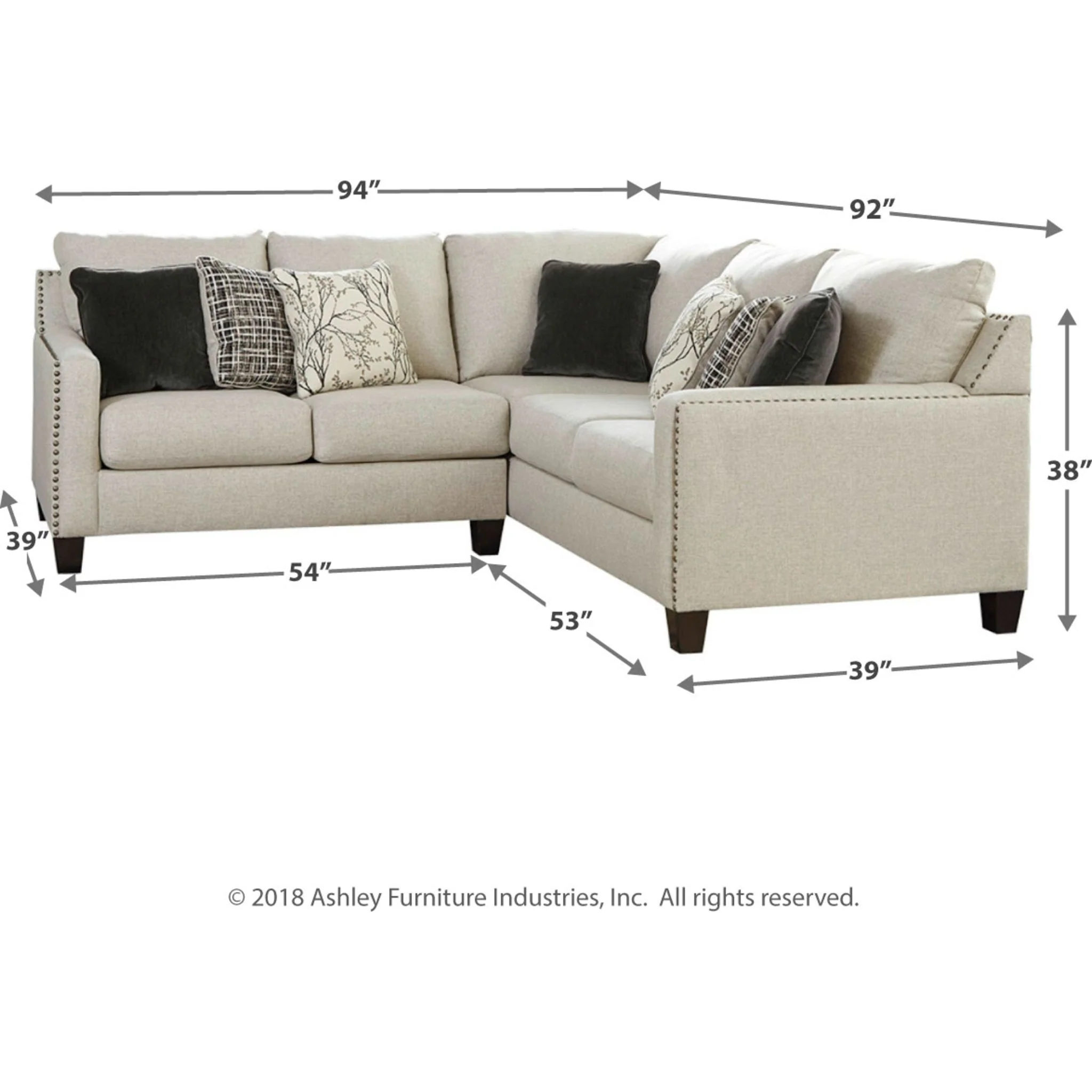 Hallenberg 2 Piece Sectional - Image 4