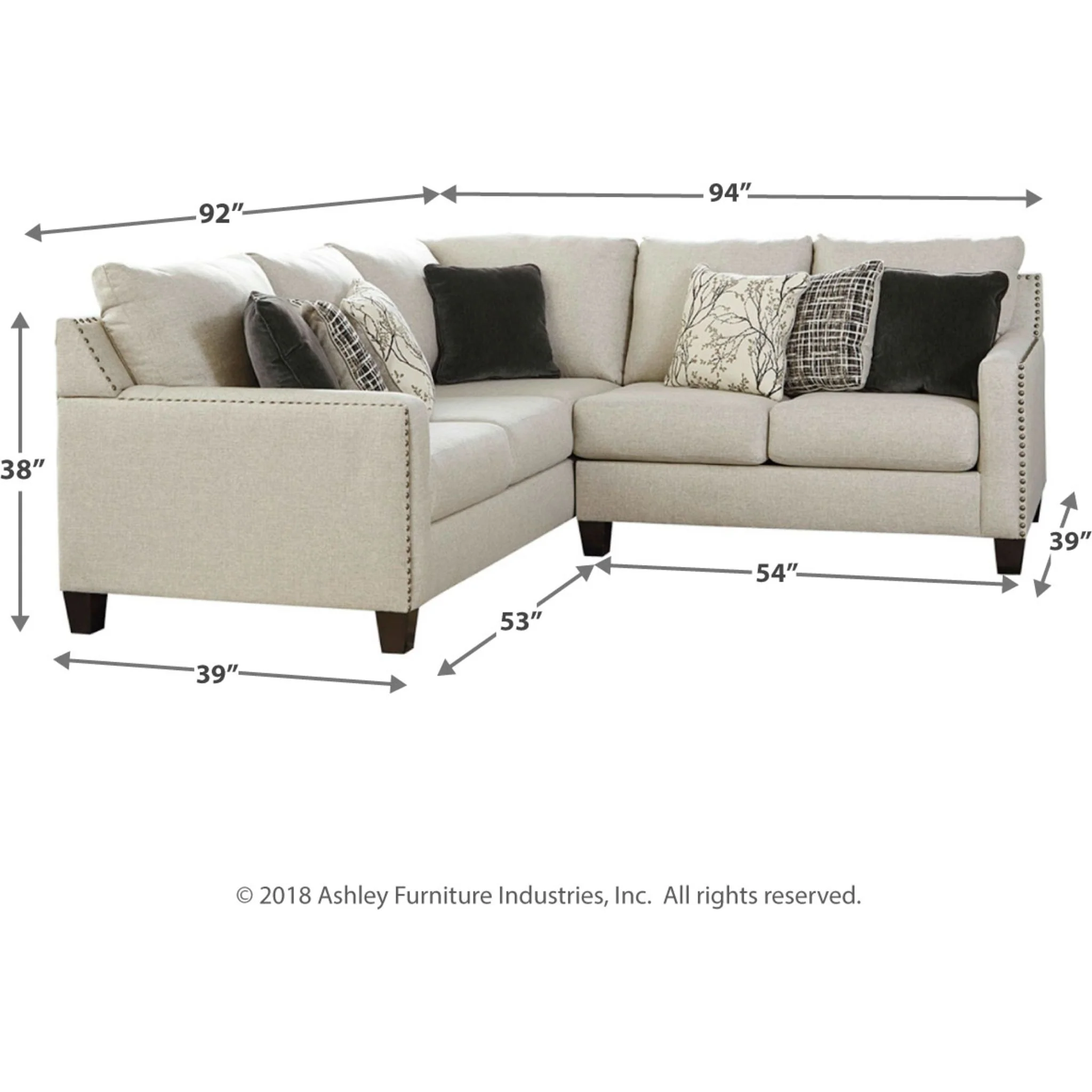 Hallenberg 2 Piece Sectional - Image 8