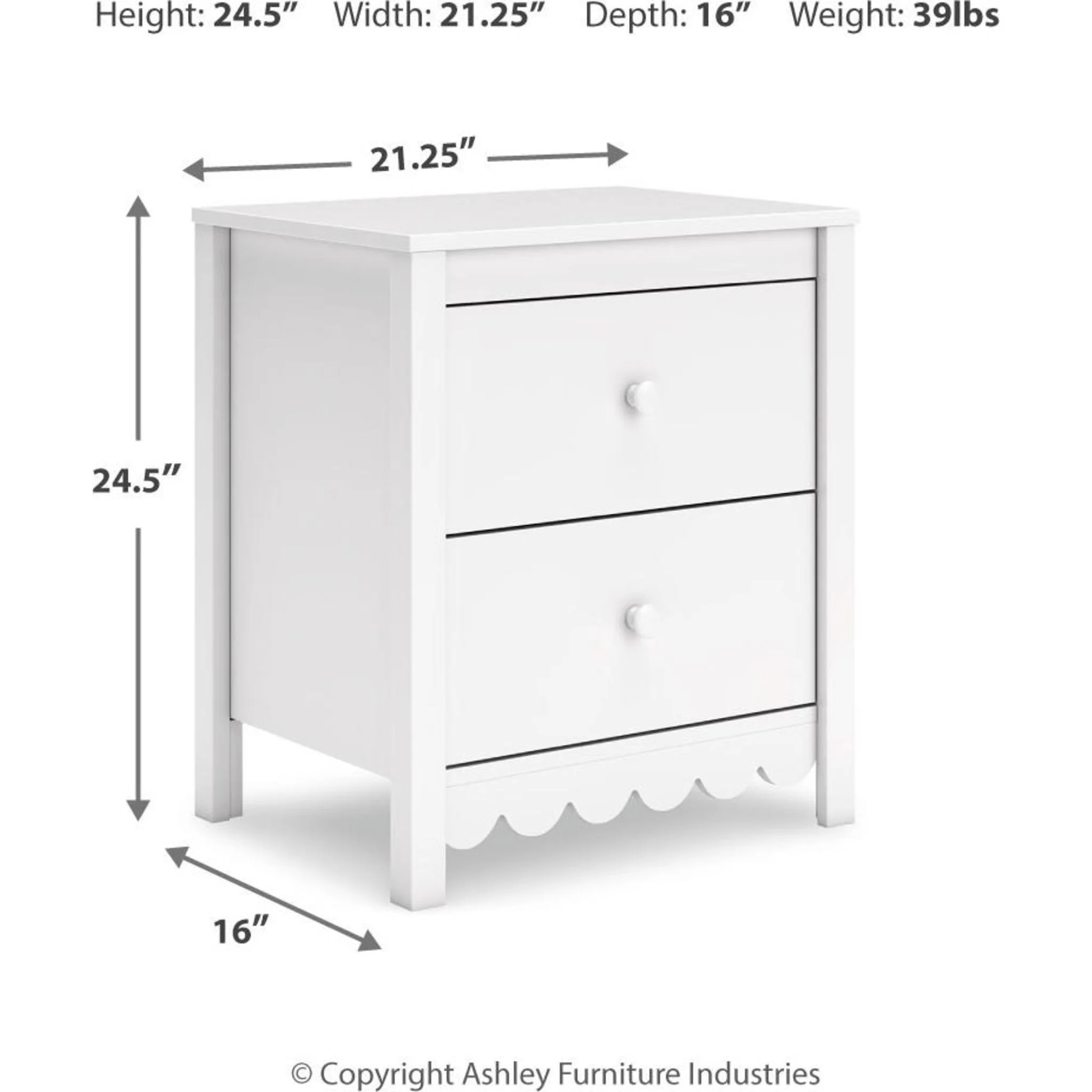 Hallityn Nightstand - Image 5