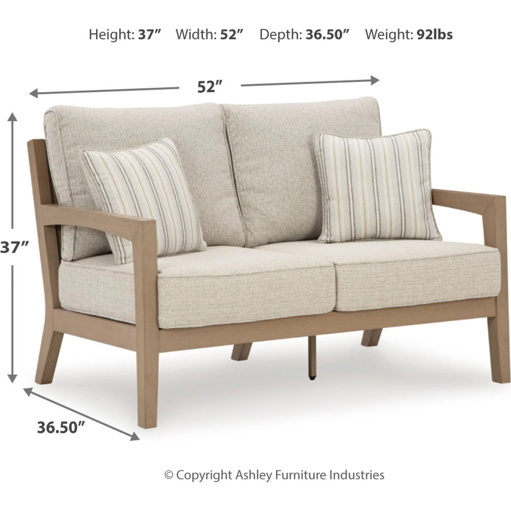 Hallow Creek 2 Piece Outdoor Seating - Image 5
