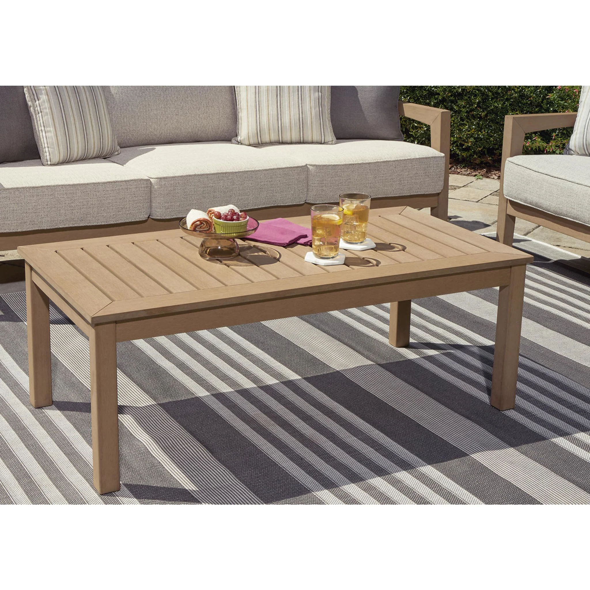Hallow Creek Outdoor Coffee Table - Image 2