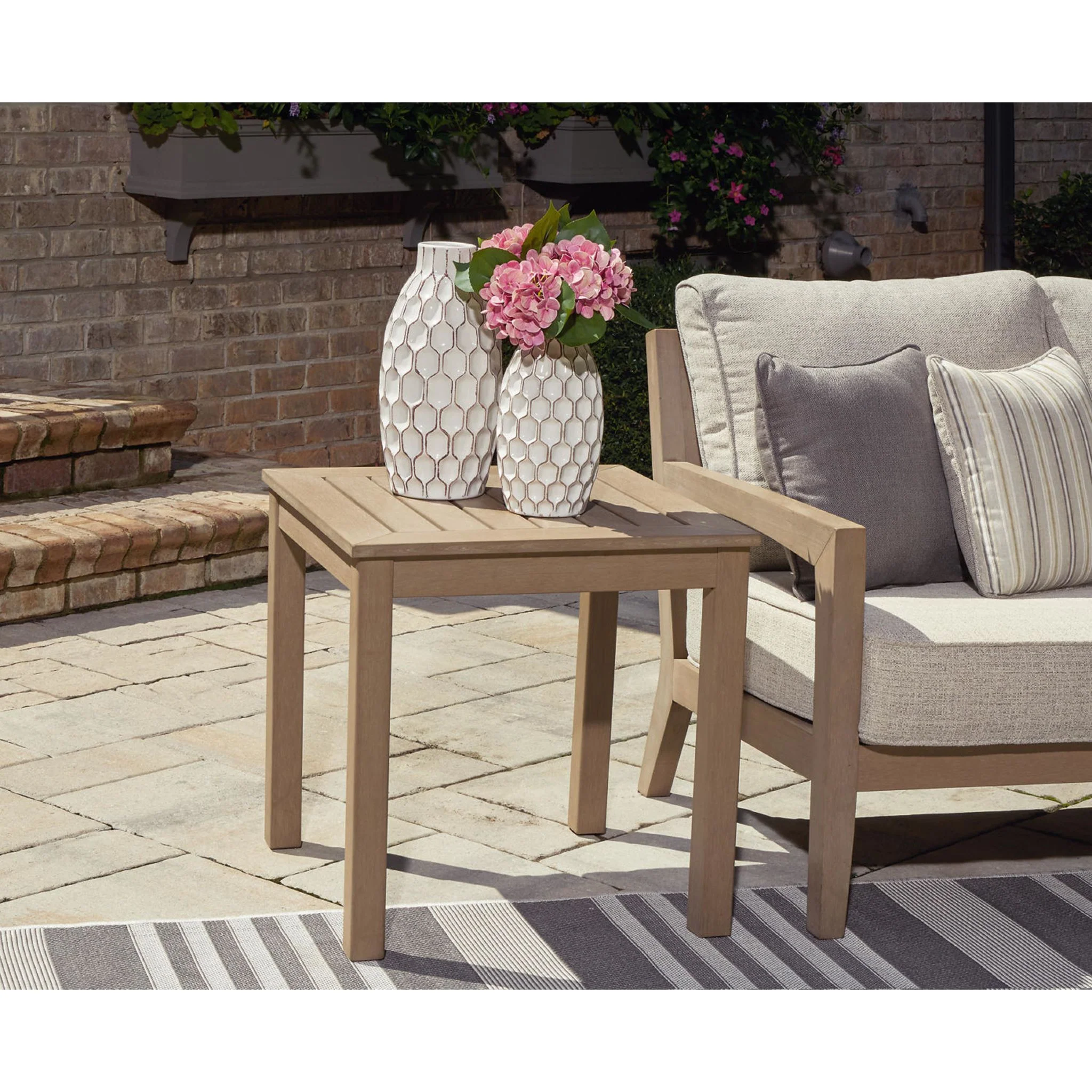 Hallow Creek Outdoor End Table - Image 2