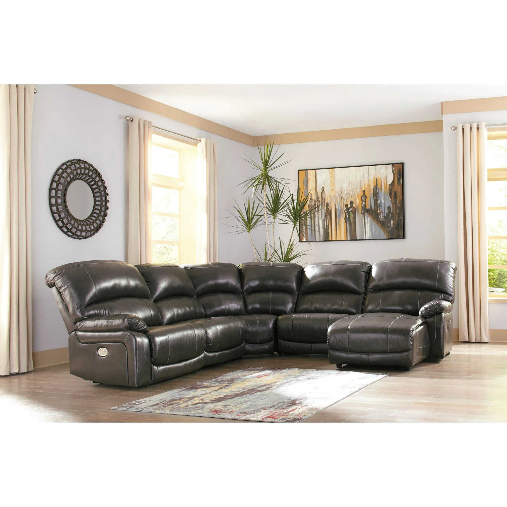 Hallstrung 5 Piece Reclining Sectional - Image 11