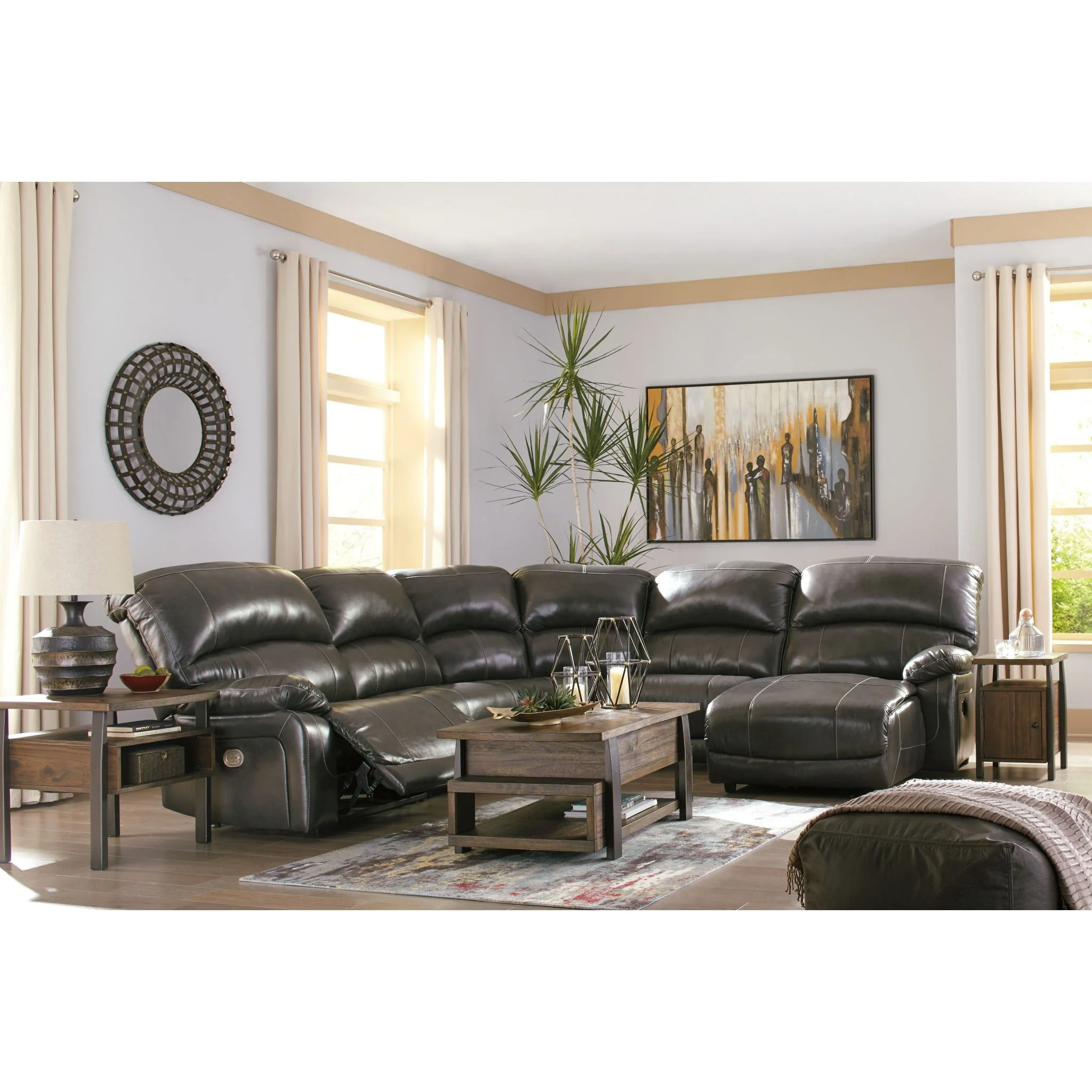 Hallstrung 5 Piece Reclining Sectional - Image 15