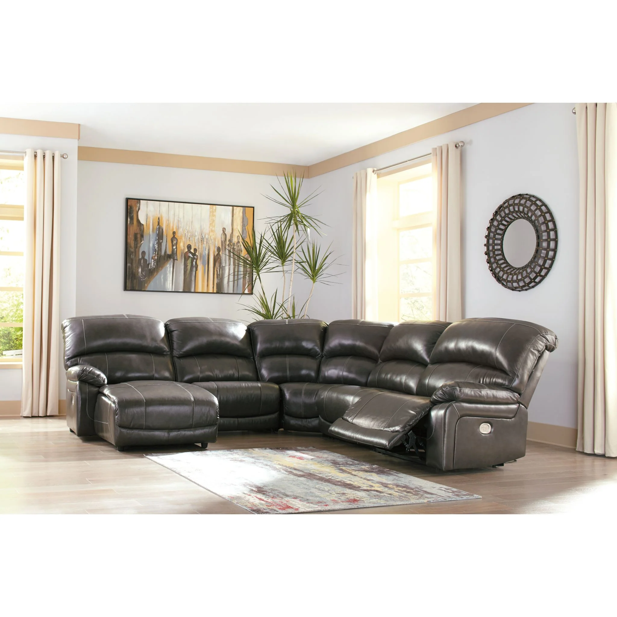 Hallstrung 5 Piece Reclining Sectional - Image 11