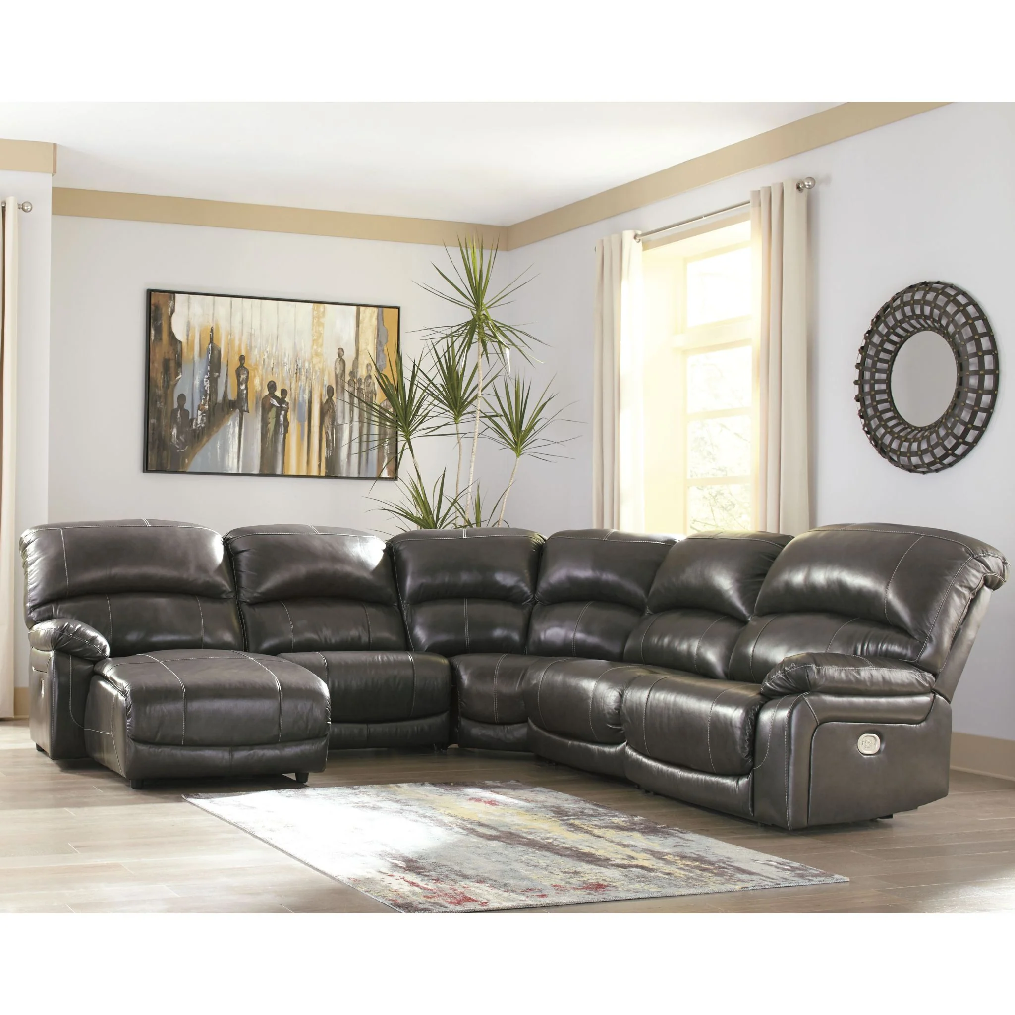 Hallstrung 5 Piece Reclining Sectional - Image 2