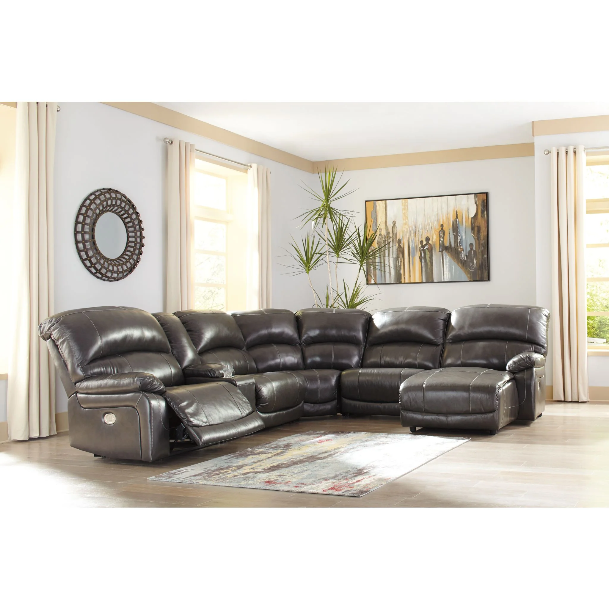 Hallstrung 6 Piece Reclining Sectional - Image 2
