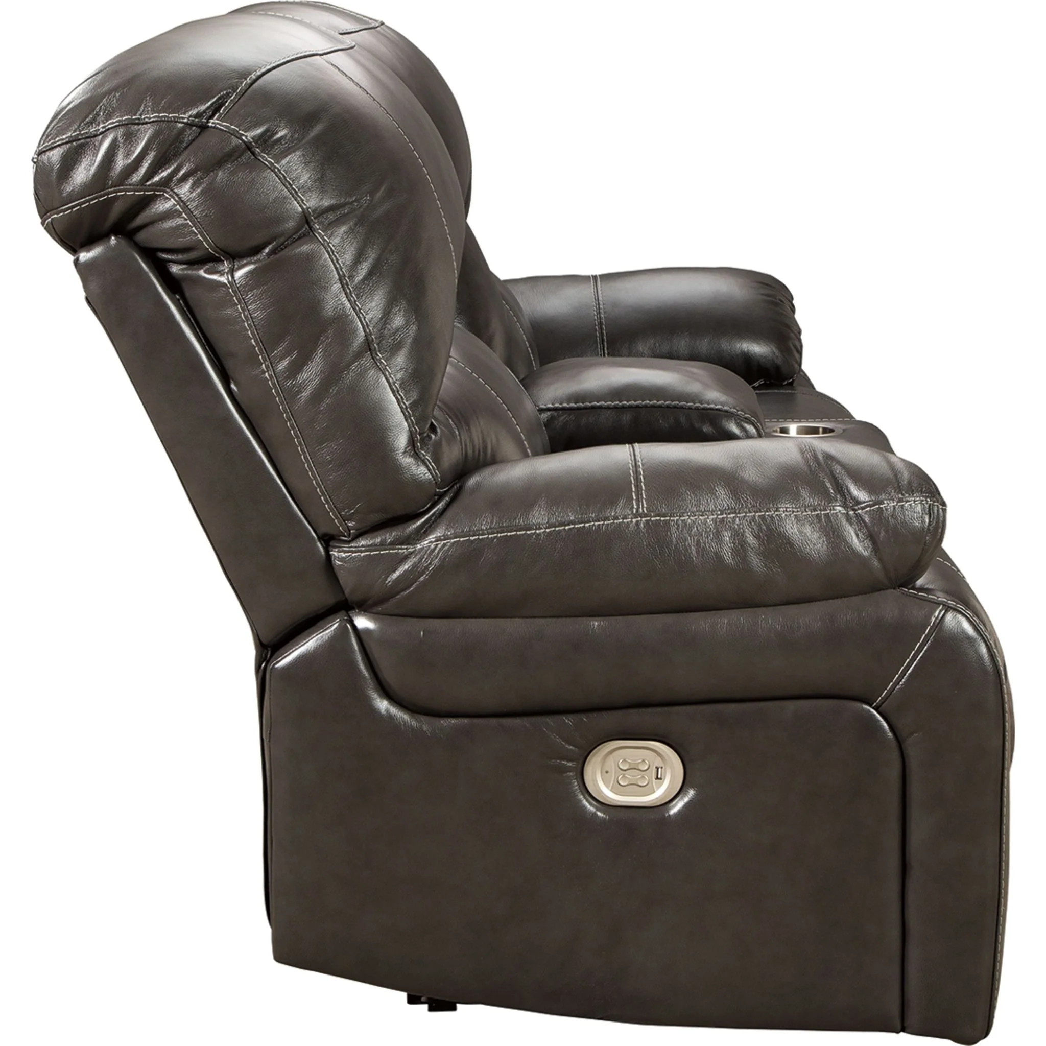 Hallstrung Power Reclining Loveseat with Console and Adj Head - Image 6