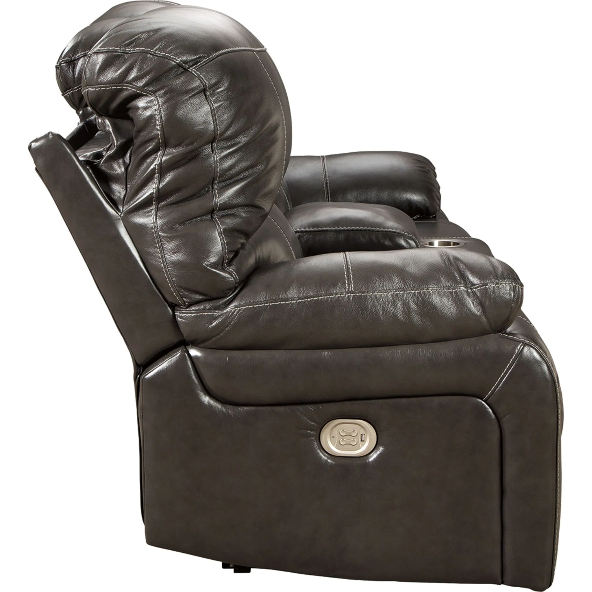 Hallstrung Power Reclining Loveseat with Console and Adj Head - Image 8