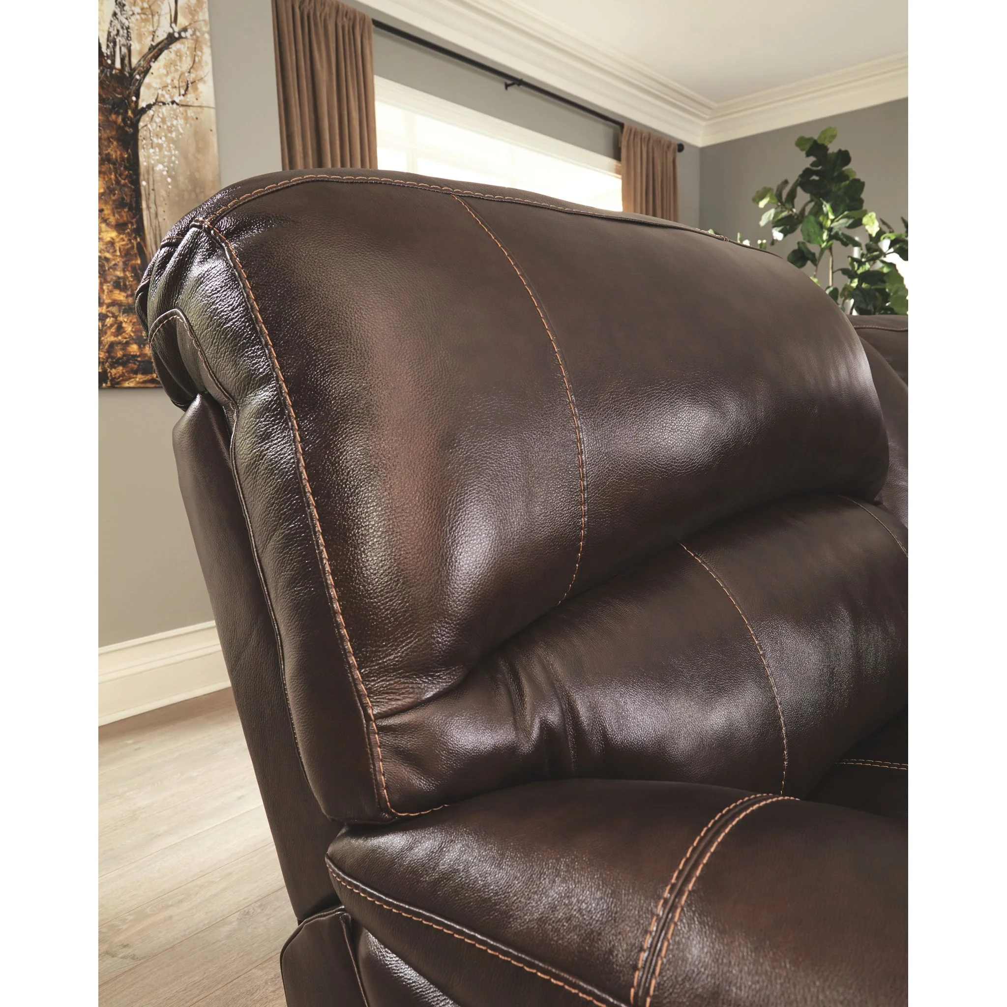 Hallstrung Power Reclining Loveseat with Console and Adj Head - Image 10