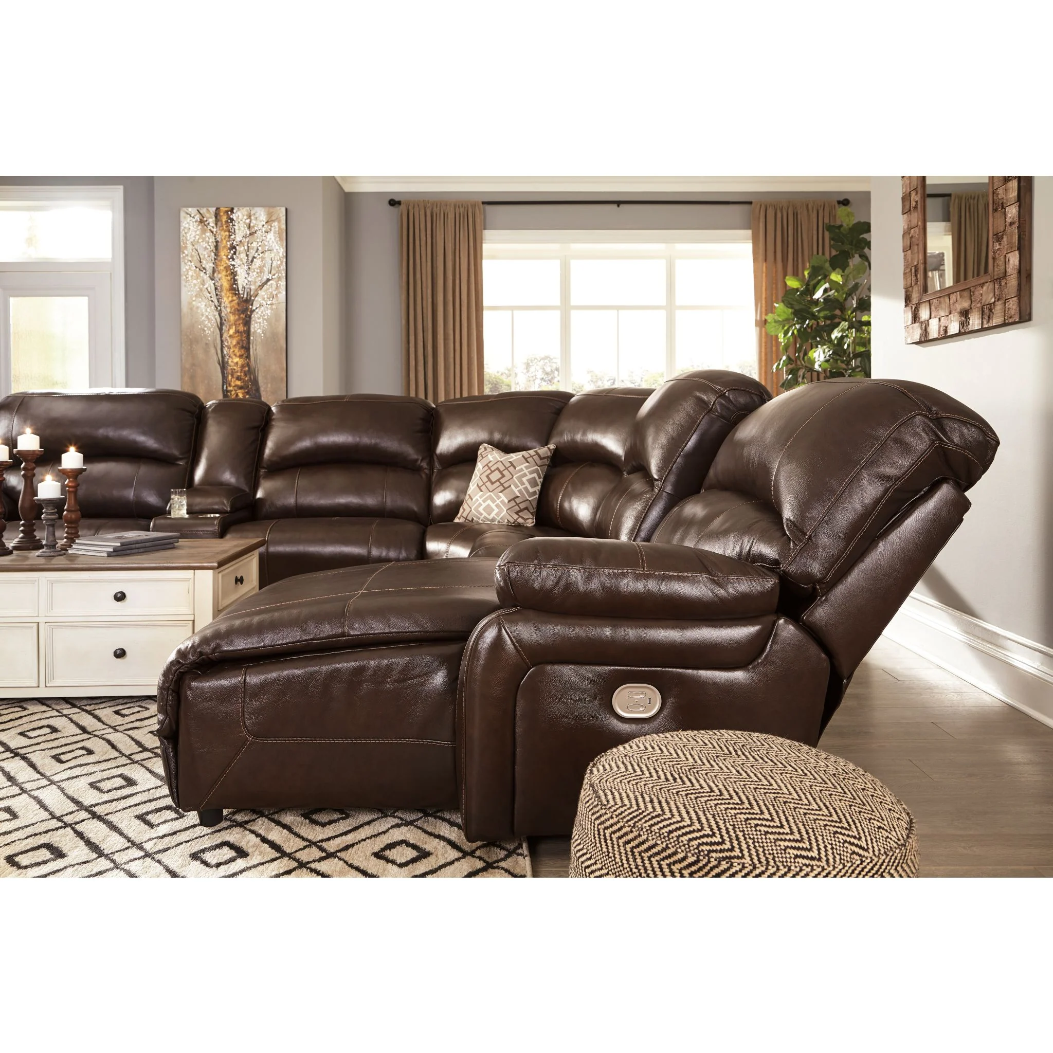 Hallstrung 6 Piece Reclining Sectional - Image 10