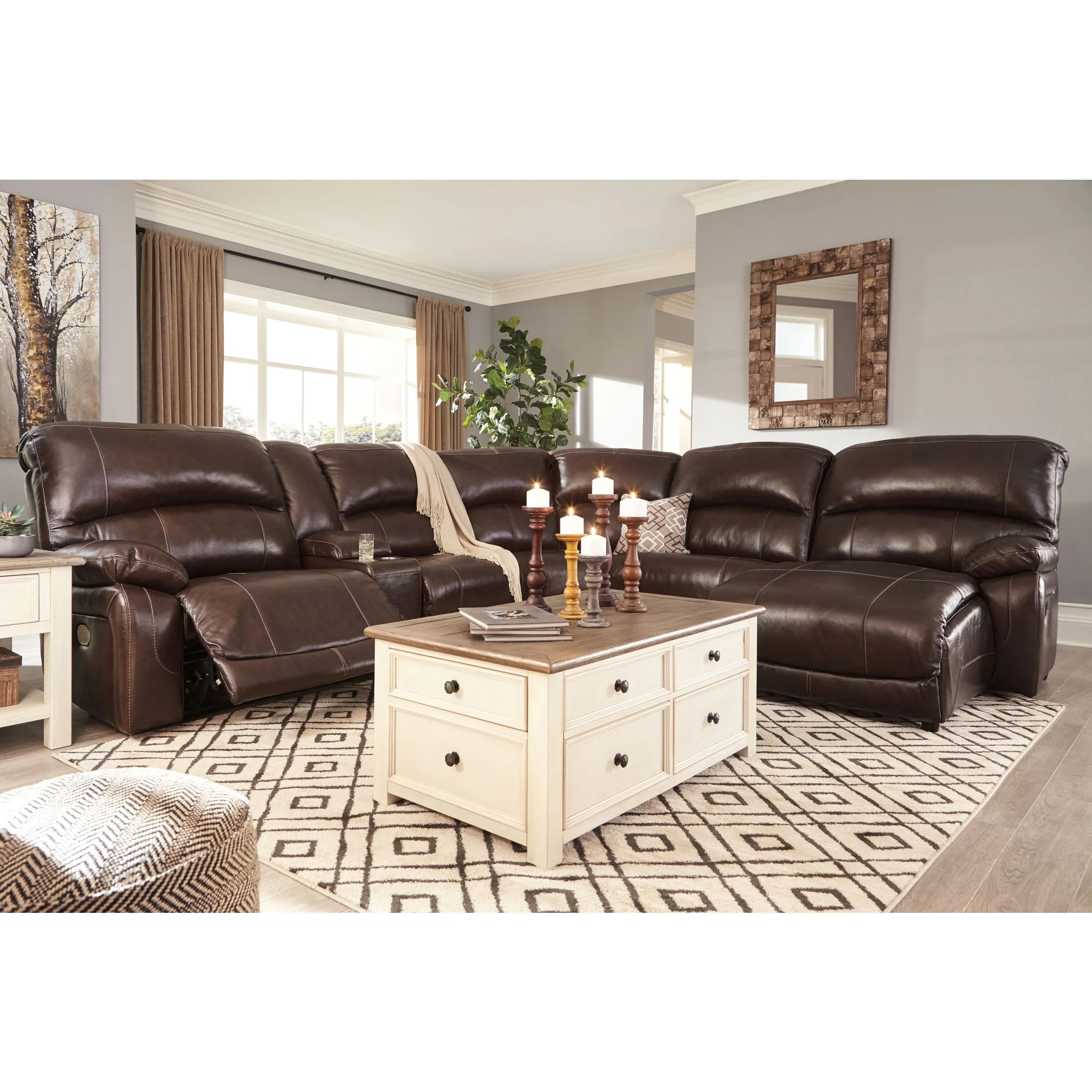 Hallstrung 6 Piece Reclining Sectional - Image 13