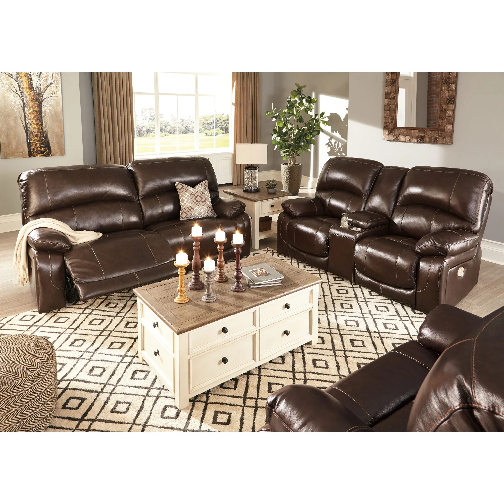 Hallstrung Reclining Sofa with Power - Image 17