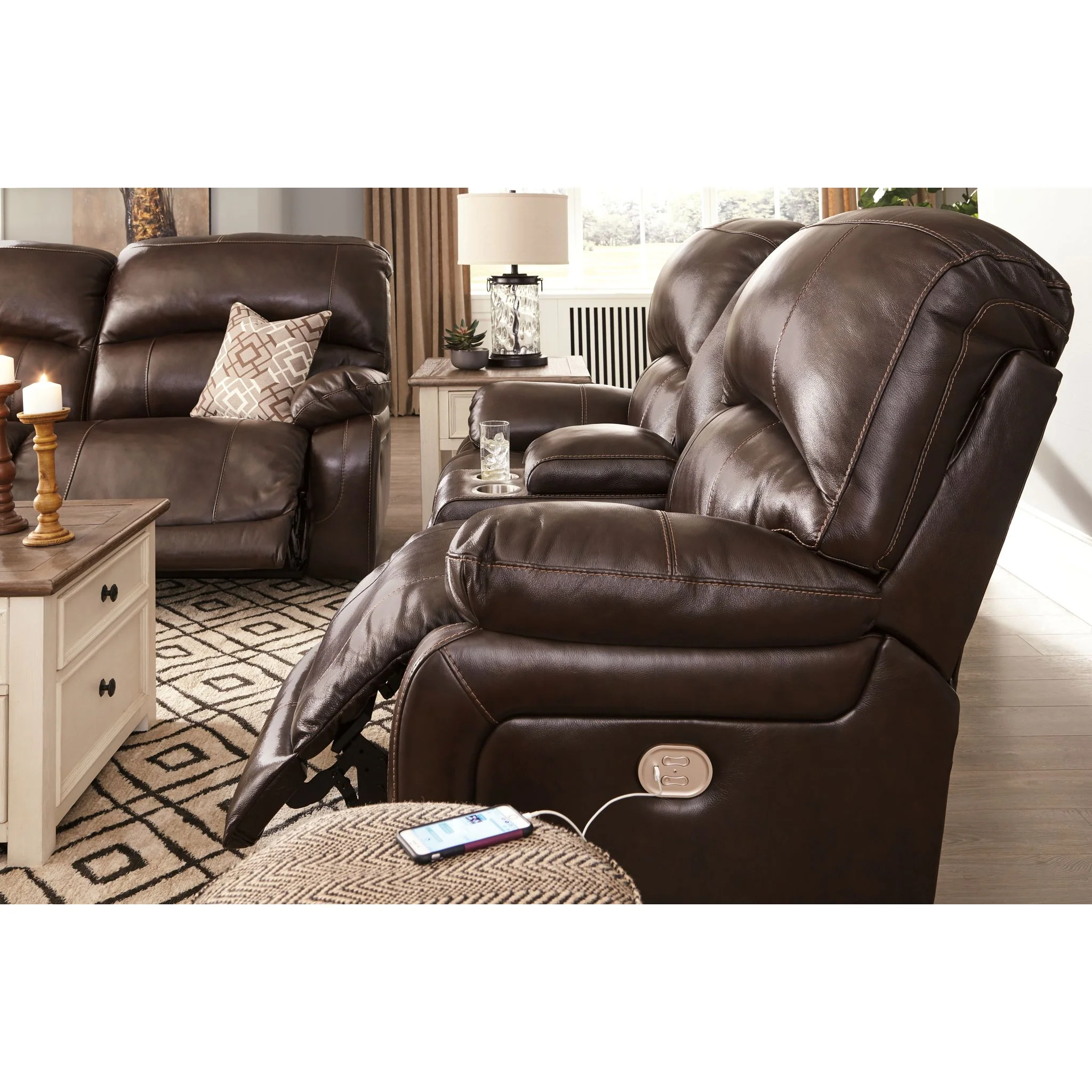 Hallstrung Reclining Sofa with Power - Image 19