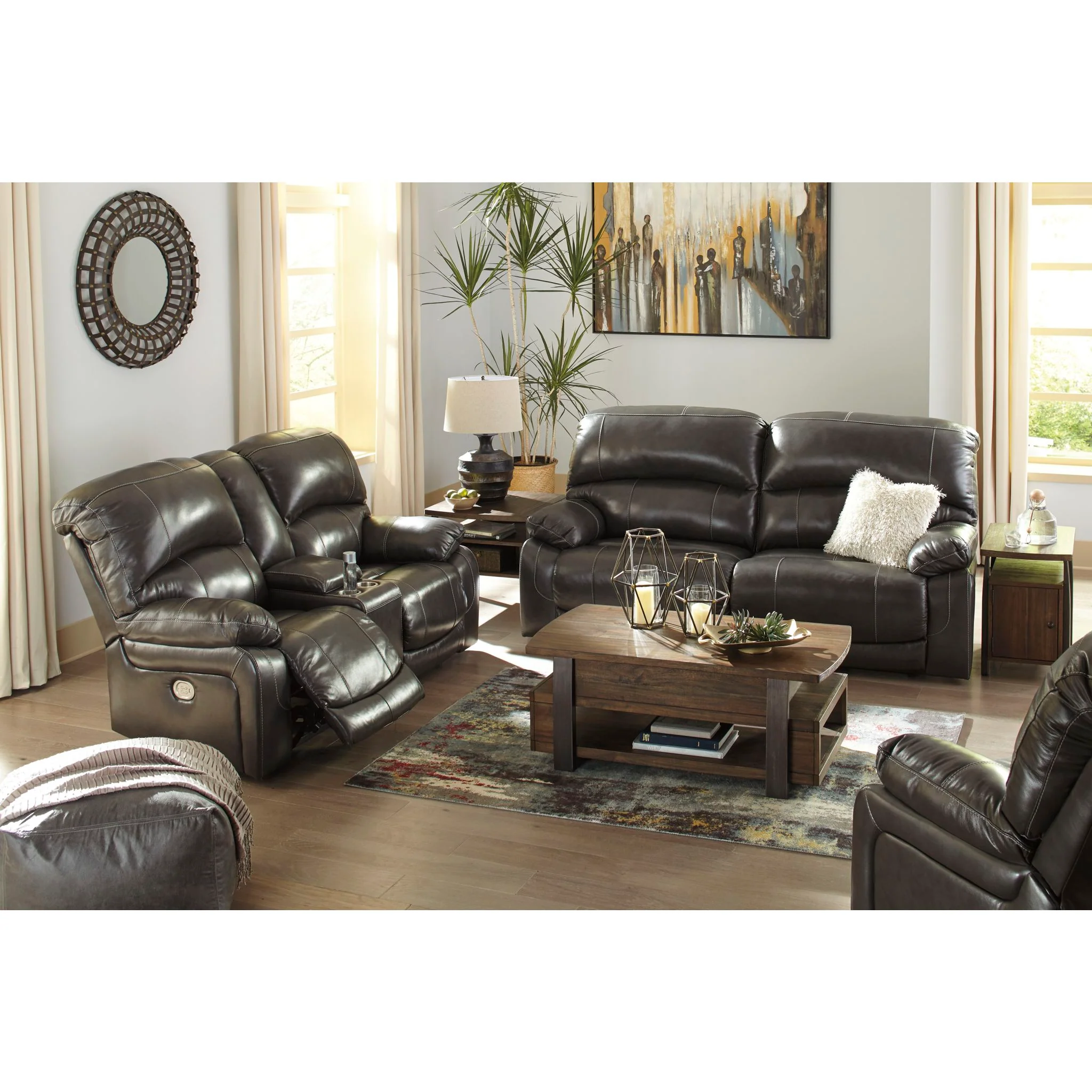 Hallstrung Reclining Sofa with Power - Image 4