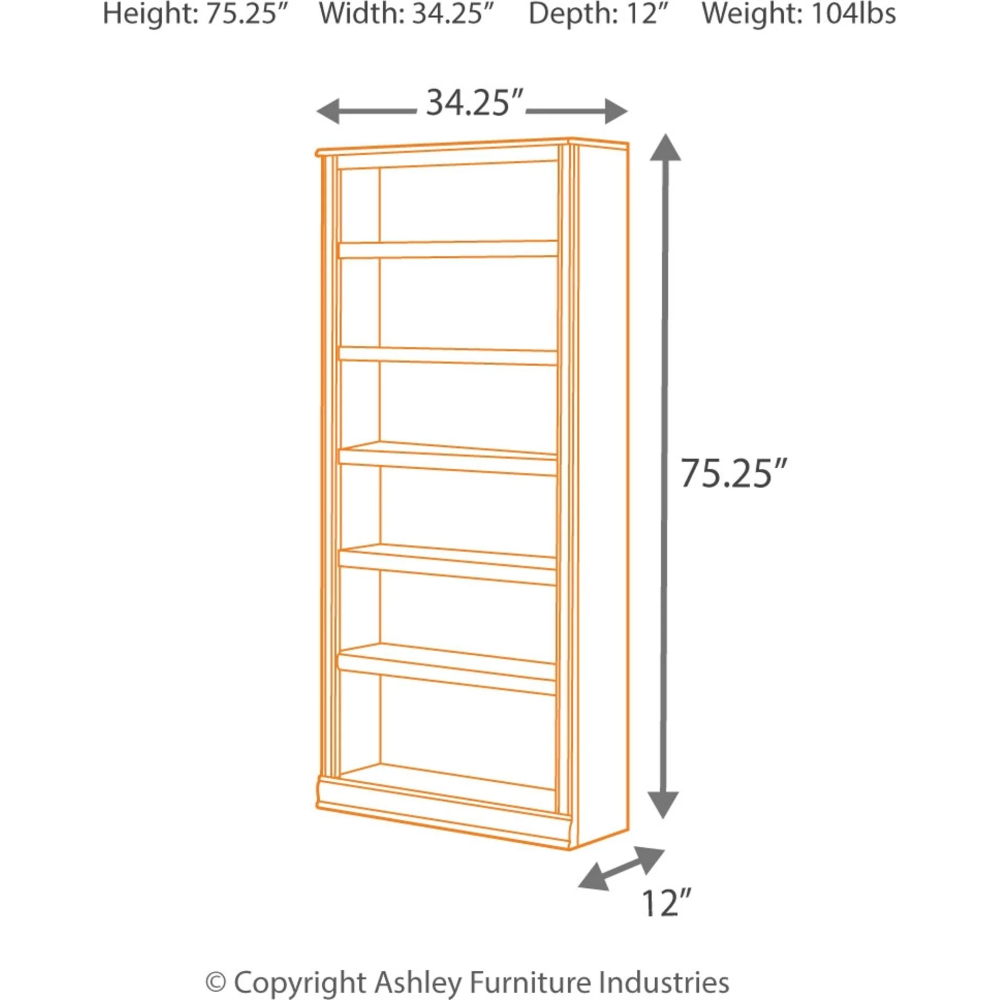 Hamlyn Large Bookcase - Image 5