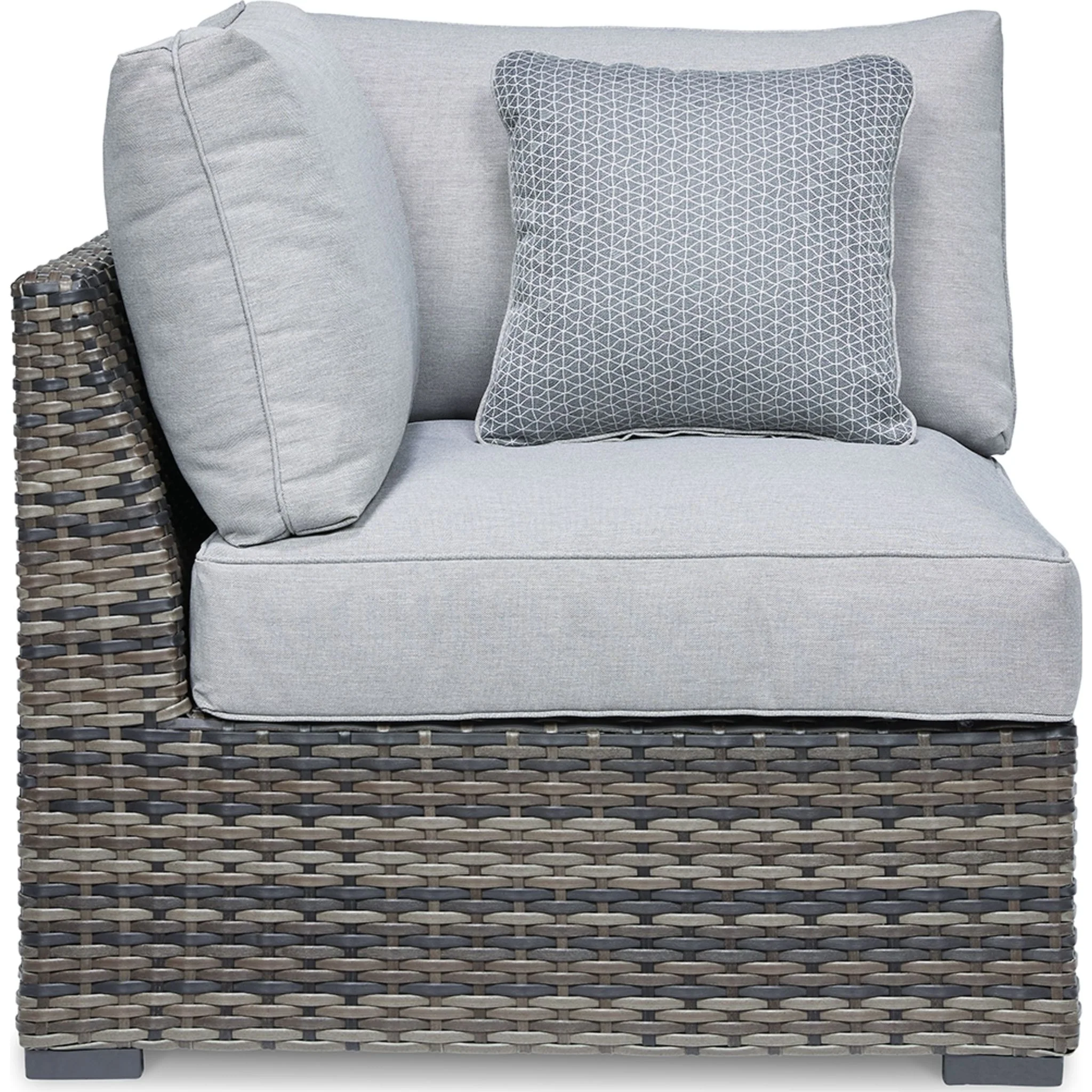 Harbor Court Outdoor Modular Corner Chair with Cushion (Set of 2) - Image 3