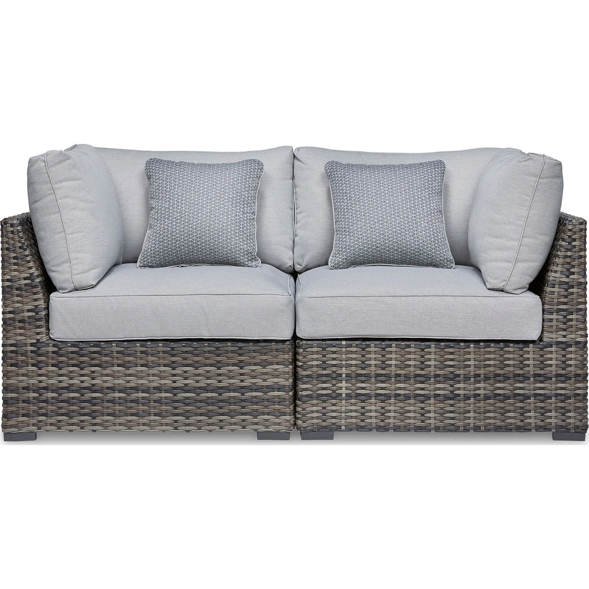 Harbor Court Outdoor Modular Corner Chair with Cushion (Set of 2) - Image 7