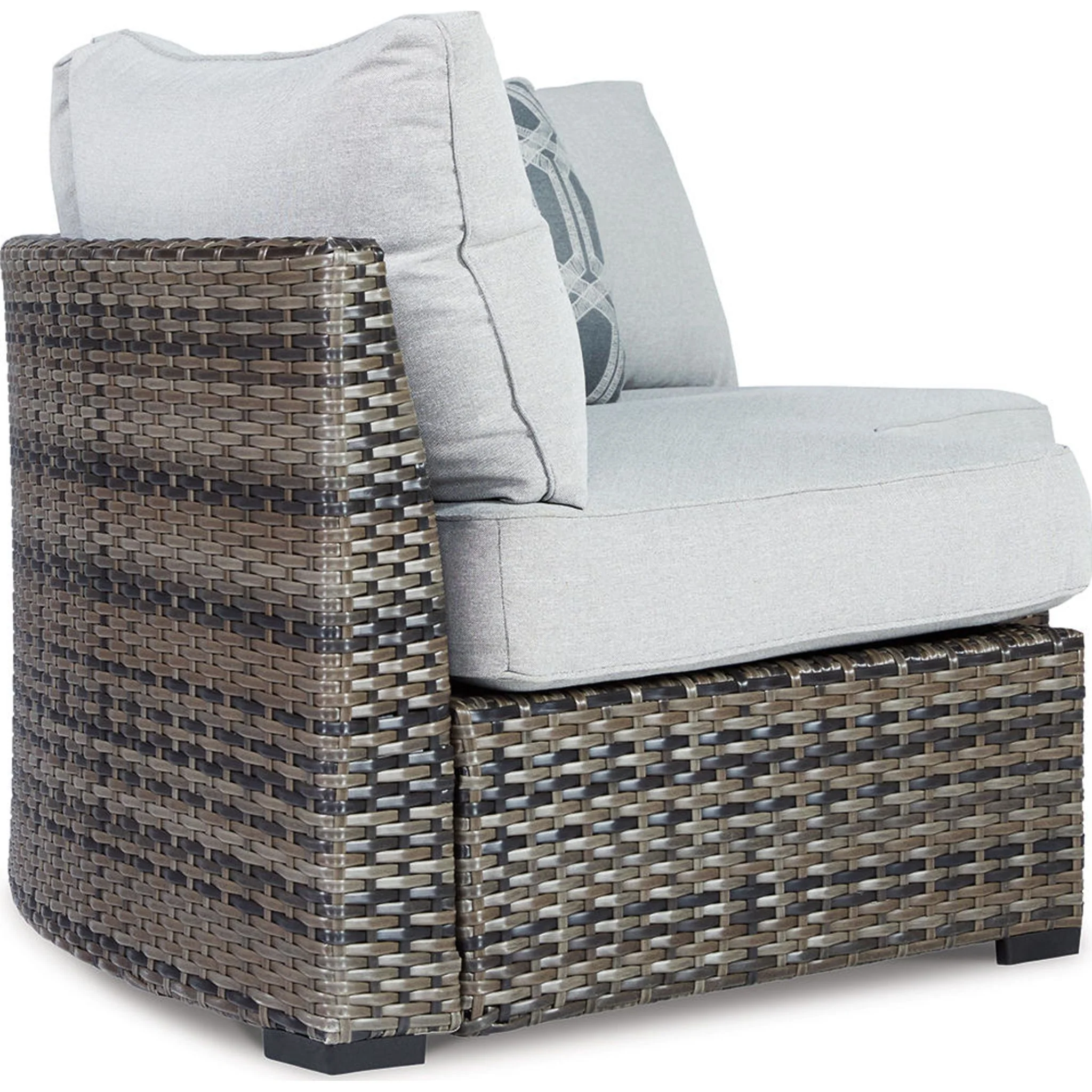 Harbor Court Outdoor Modular Curved Loveseat with Cushion - Image 7