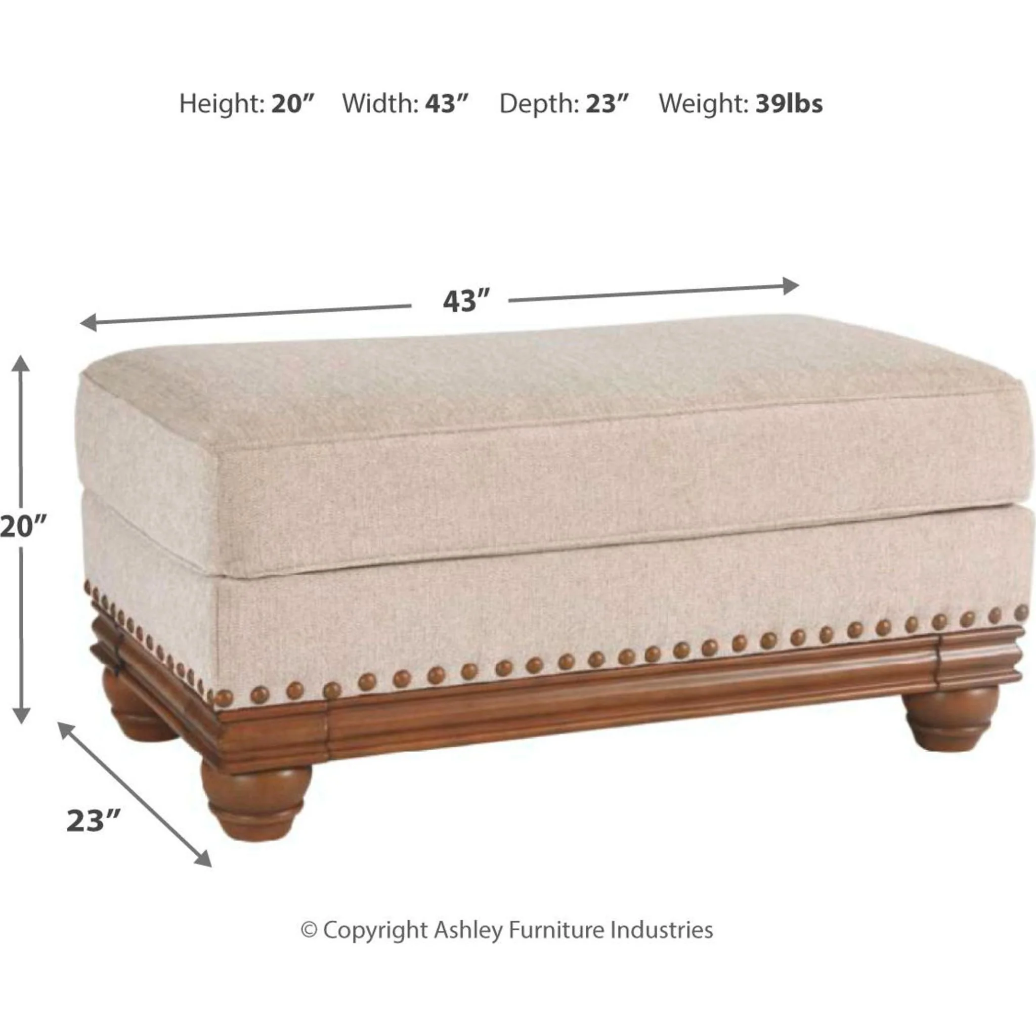 Harleson Ottoman - Image 12