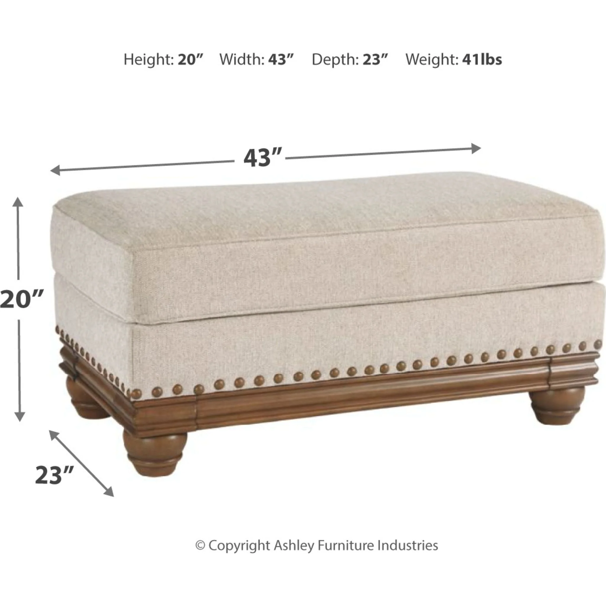 Harleson Ottoman - Image 5