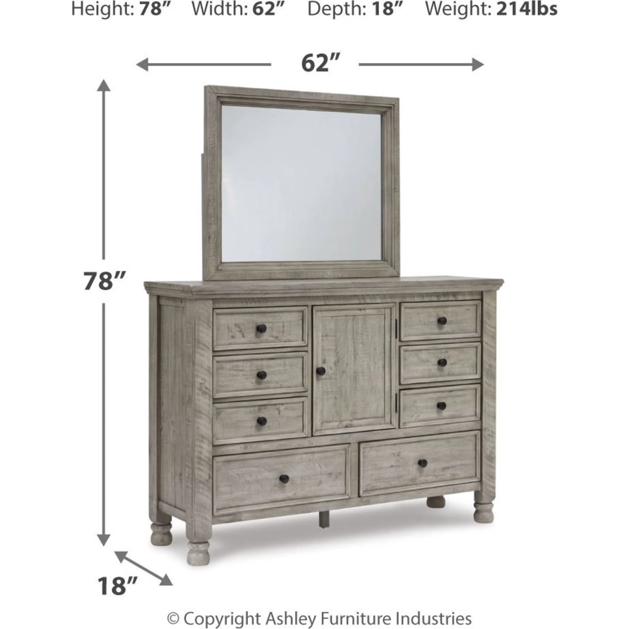 Harrastone-Exclusive 5 Piece Panel Bedroom - Image 15