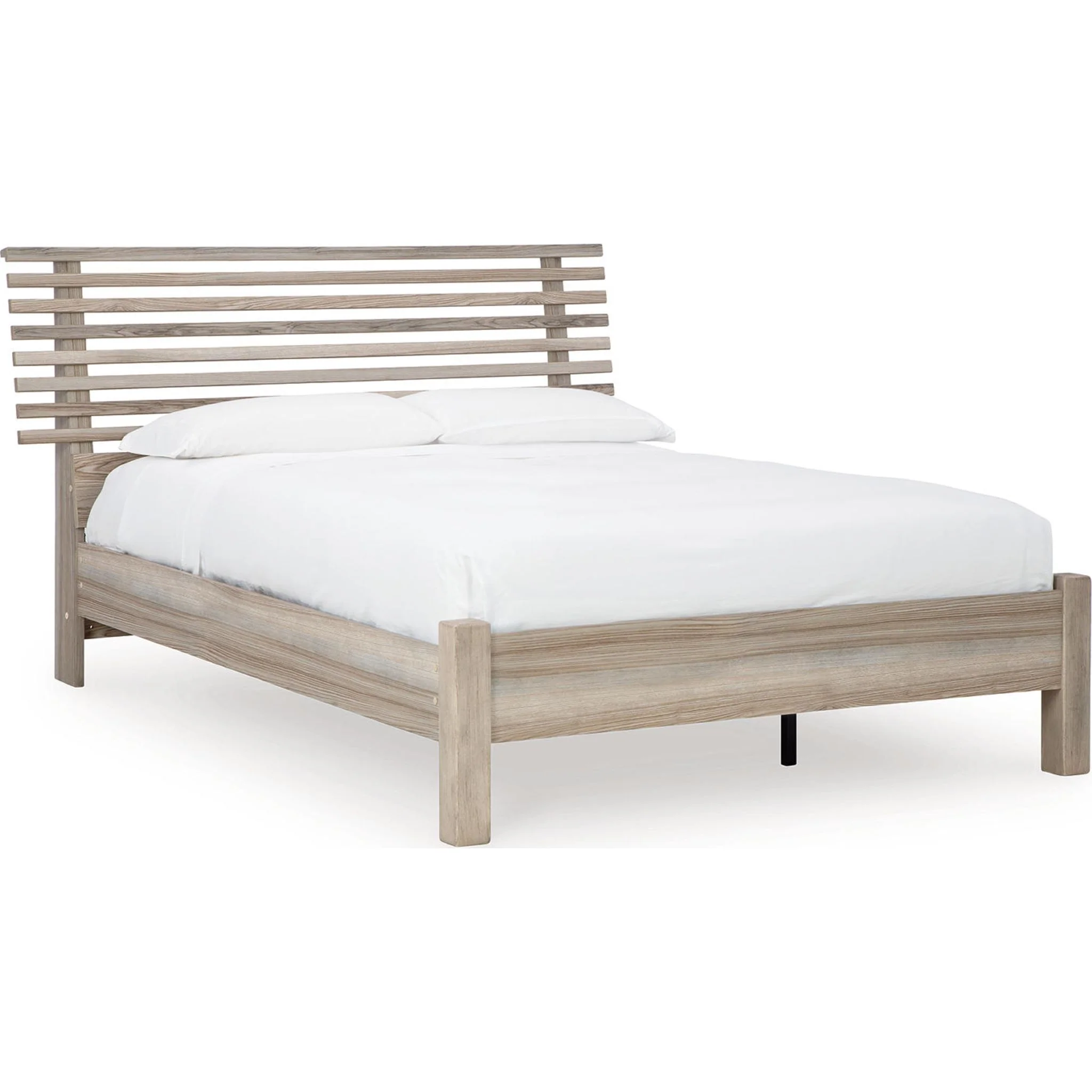 Hasbrick 5 Piece Queen Slat Panel Bedroom - Image 2