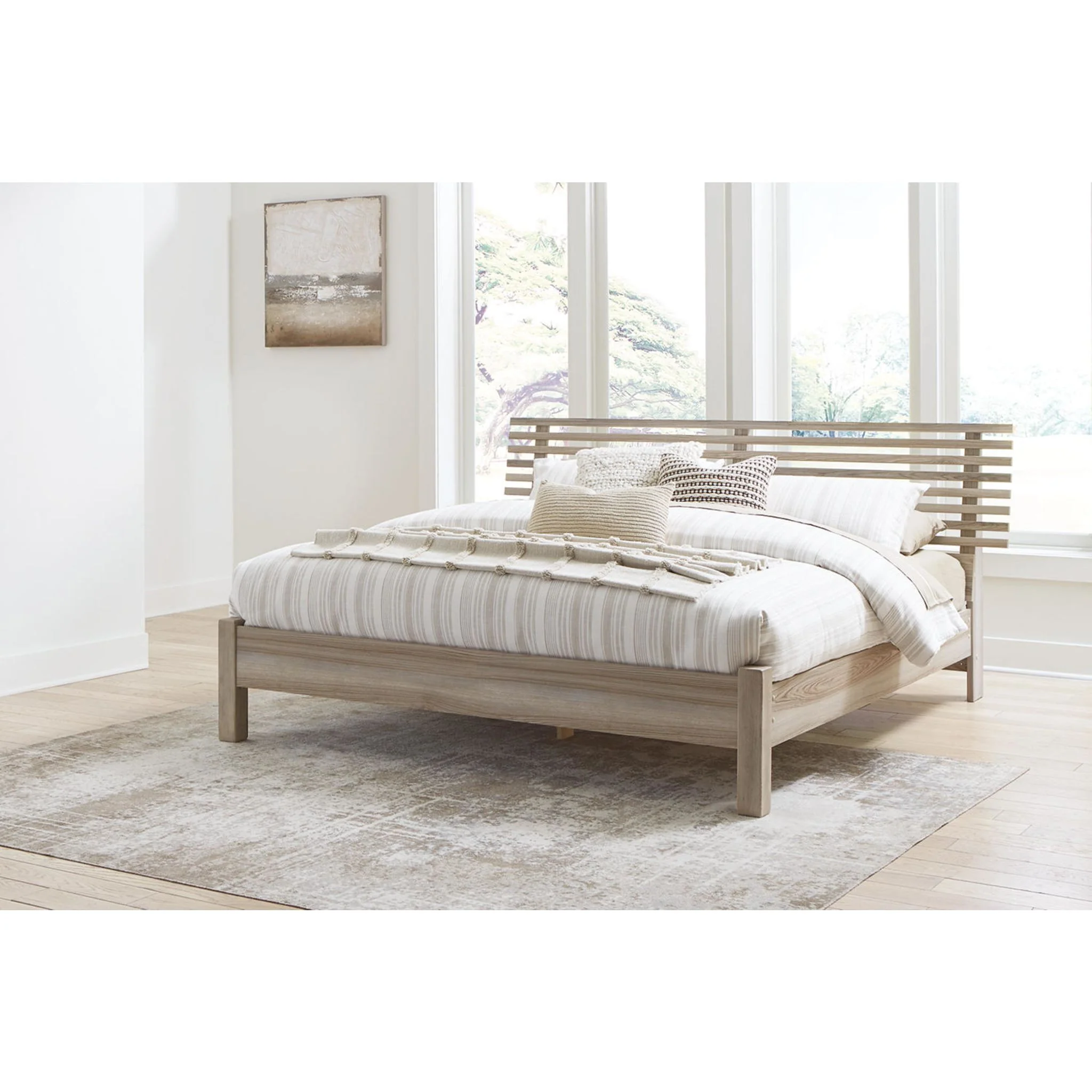 Hasbrick King Slat Panel Bed - Image 5