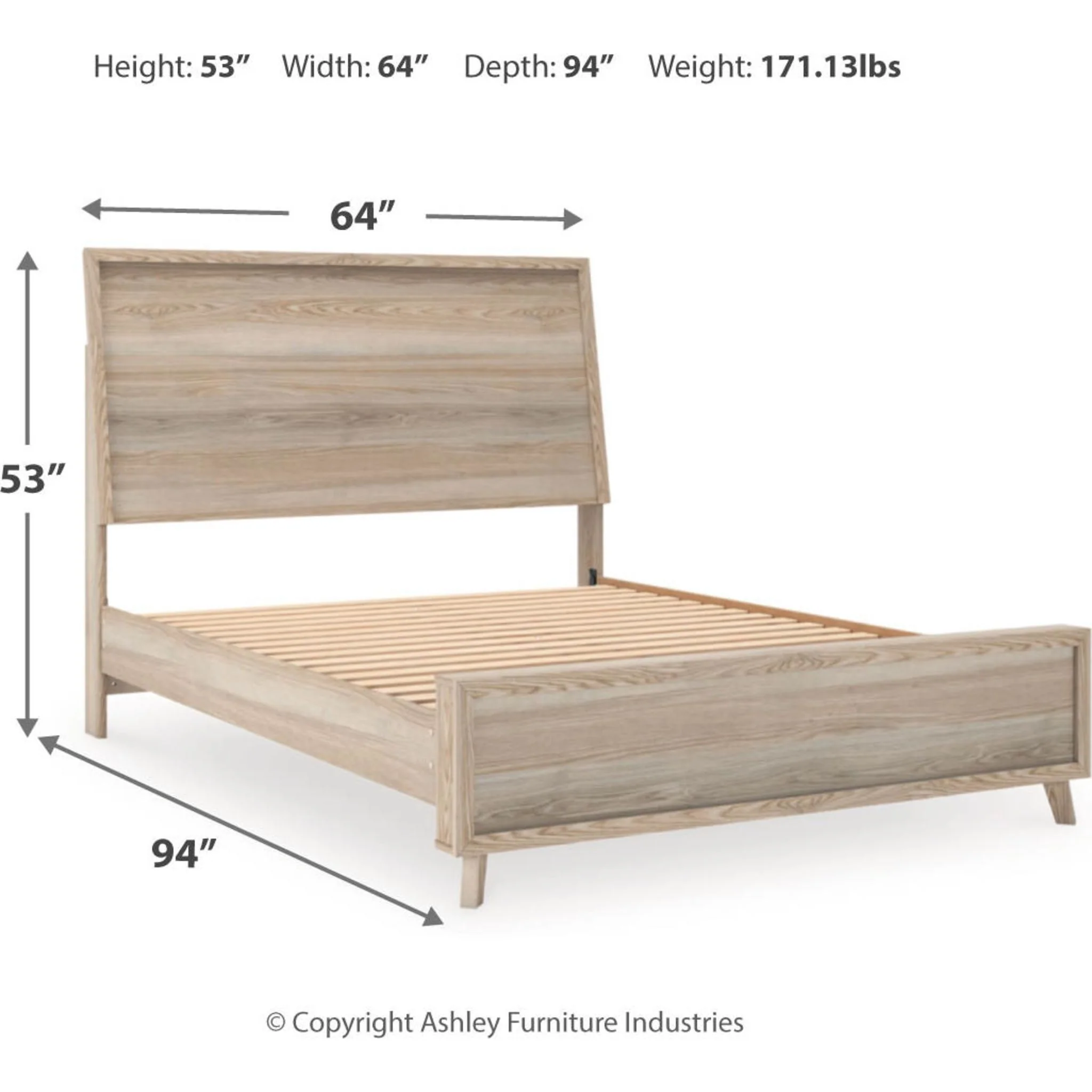 Hasbrick Queen Panel Bed - Image 4