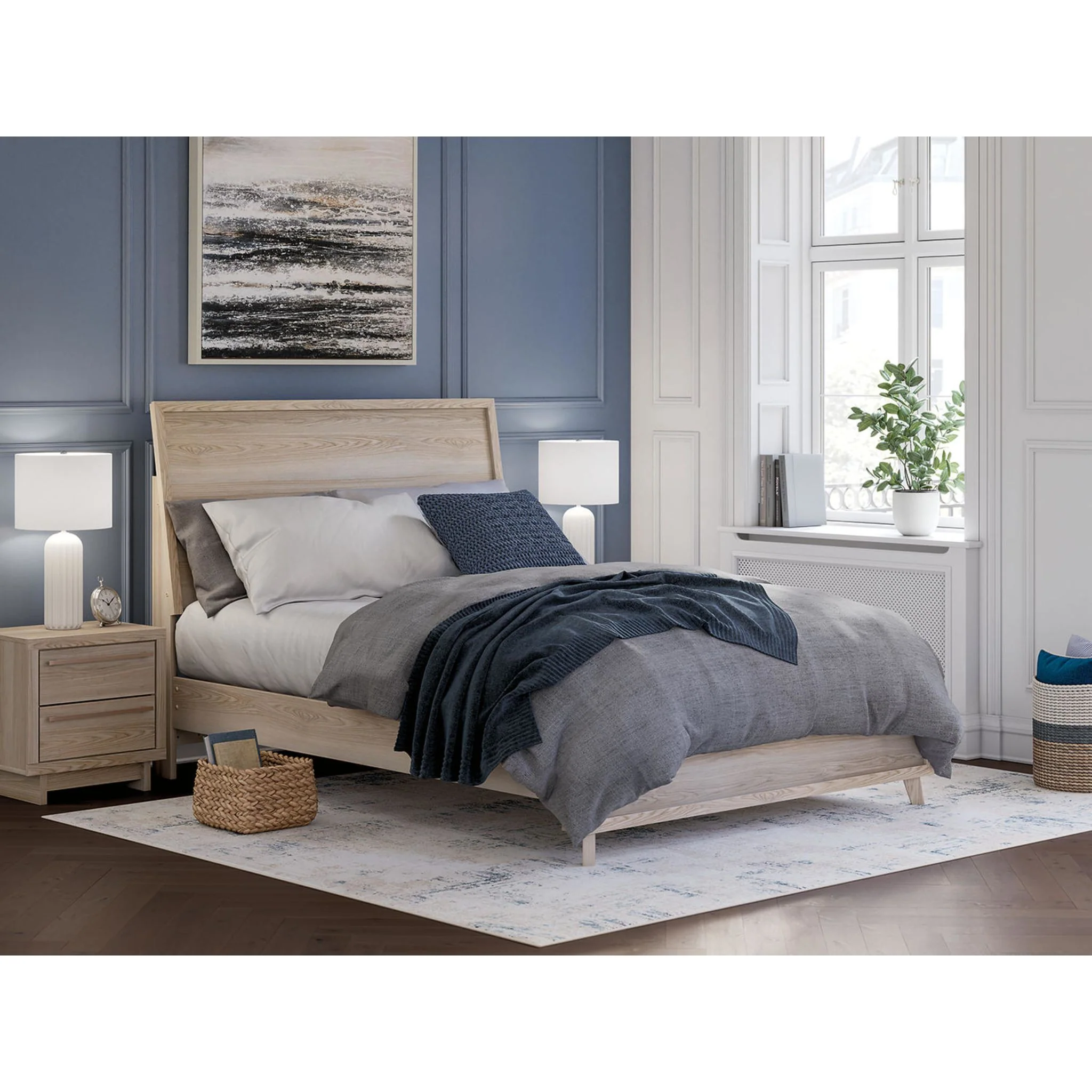 Hasbrick Queen Panel Bed - Image 5