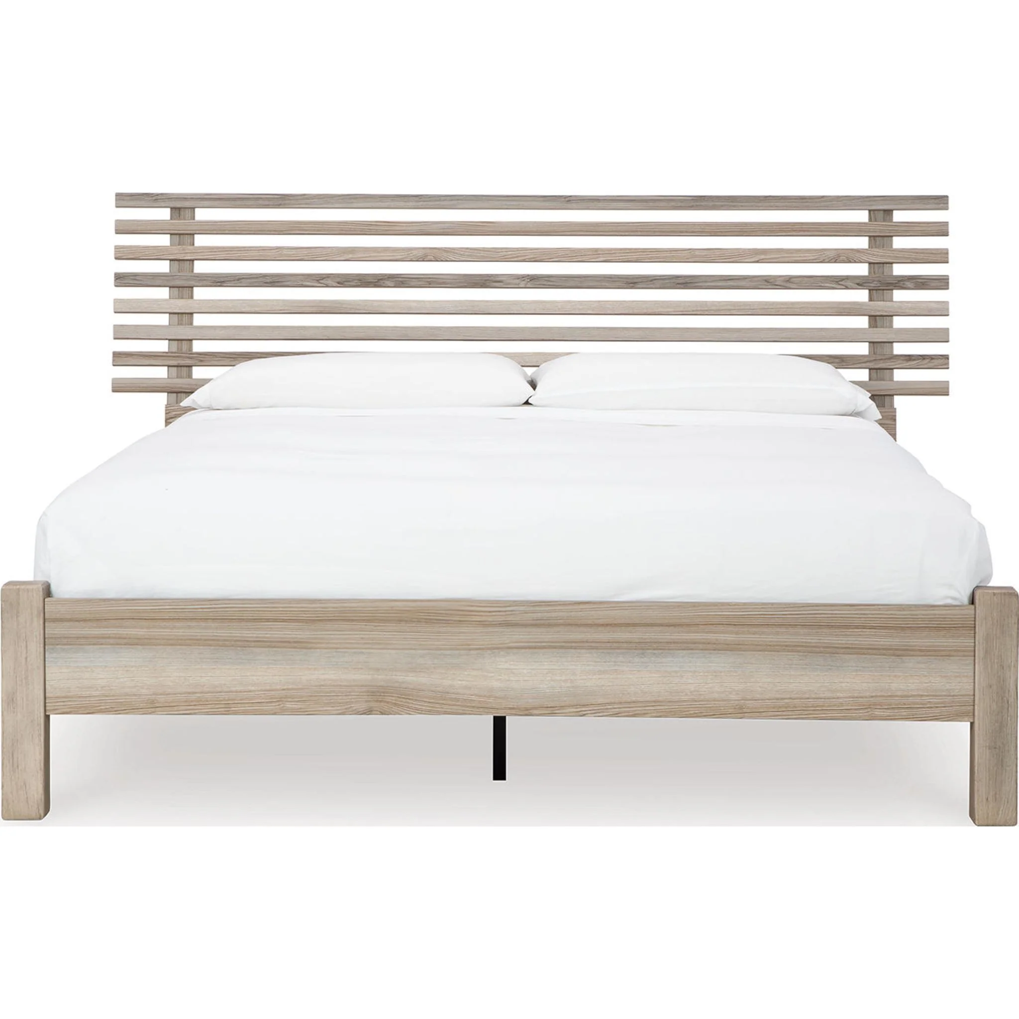 Hasbrick Queen Slat Panel Bed - Image 3