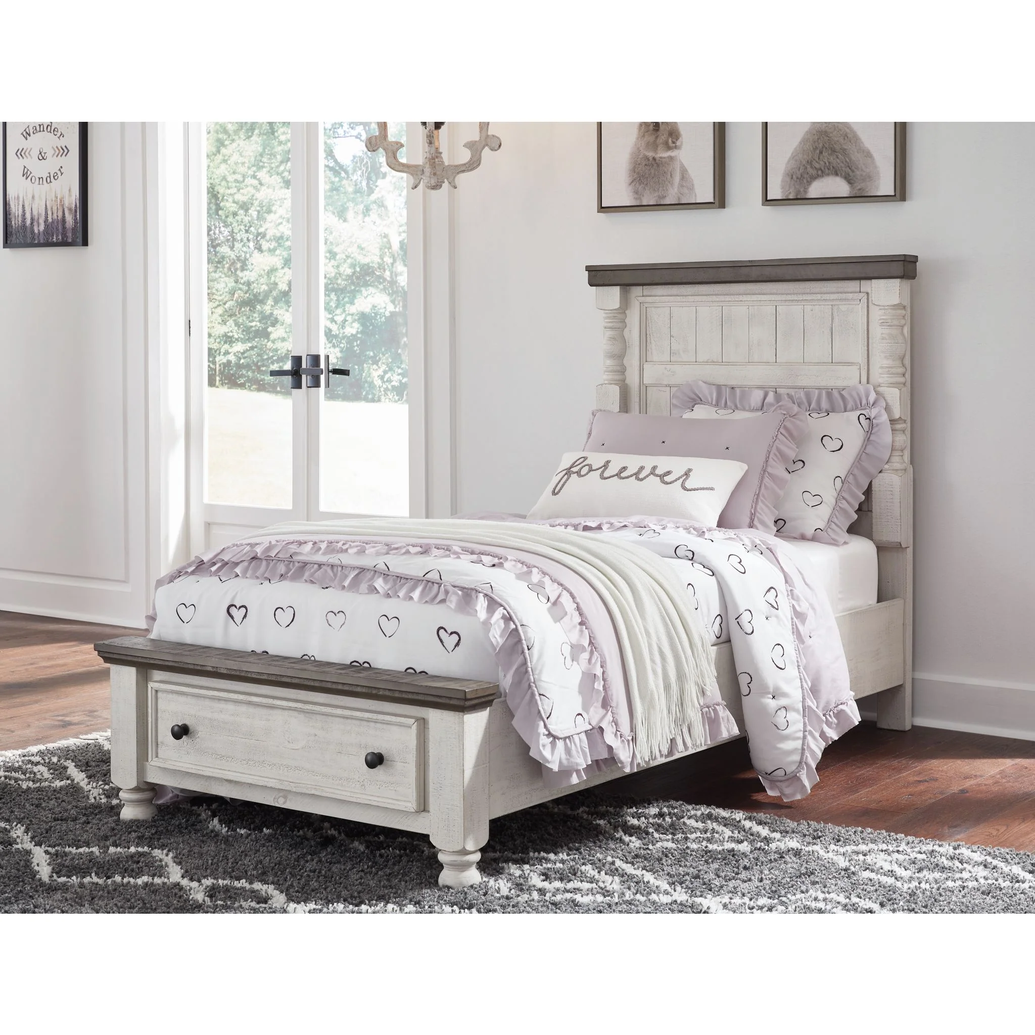 Havalance-Exclusive 3 Piece Twin Panel Bed - Image 2