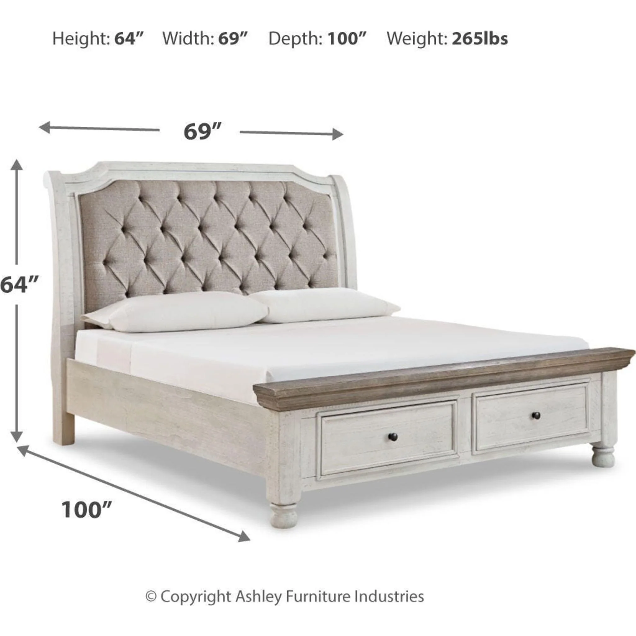 Havalance-Exclusive Sleigh Storage Bed - Image 16