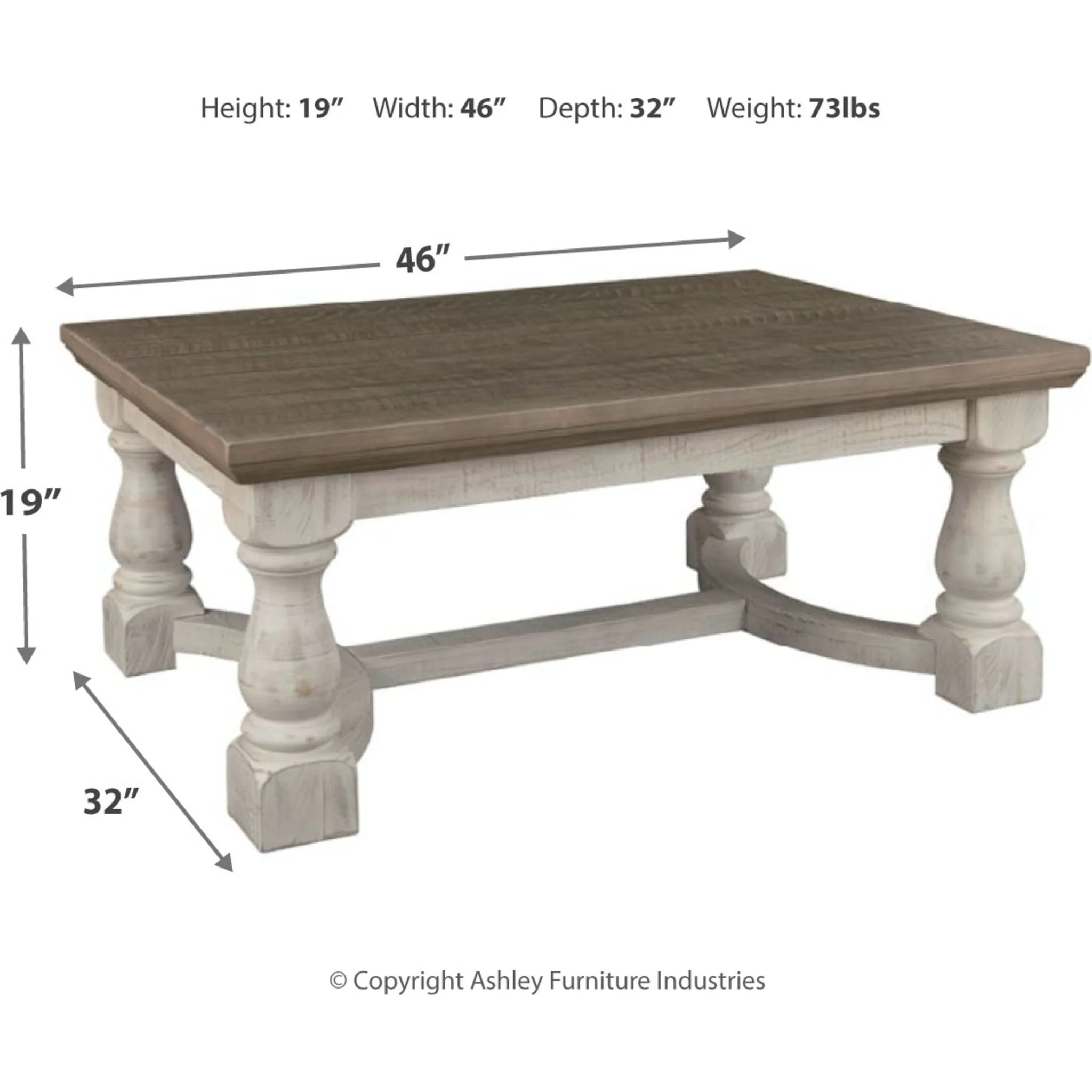 Havalance Rectangle Coffee Table - Image 4
