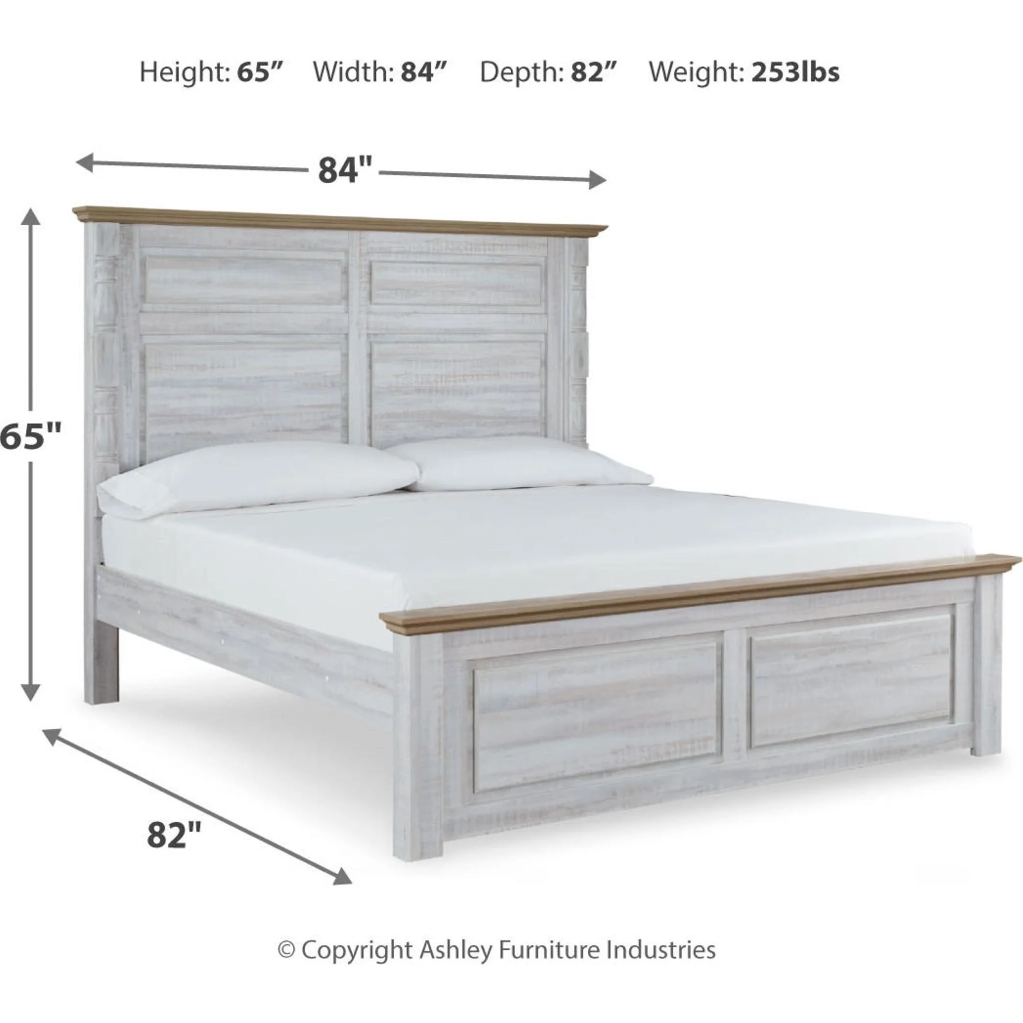 Haven Bay 5 Piece King Panel Bedroom - Image 6