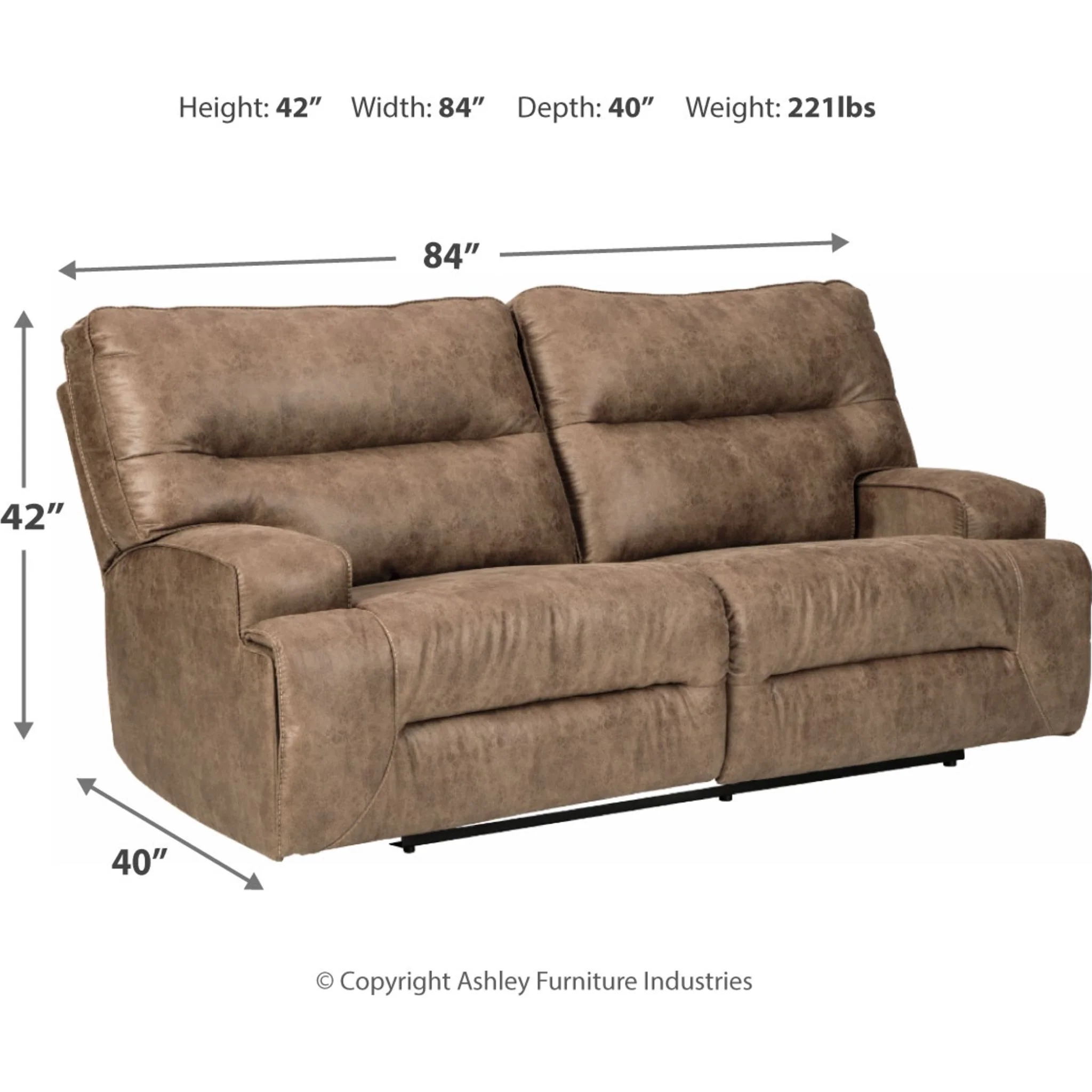 Hazenburg-Exclusive Reclining Sofa - Image 4