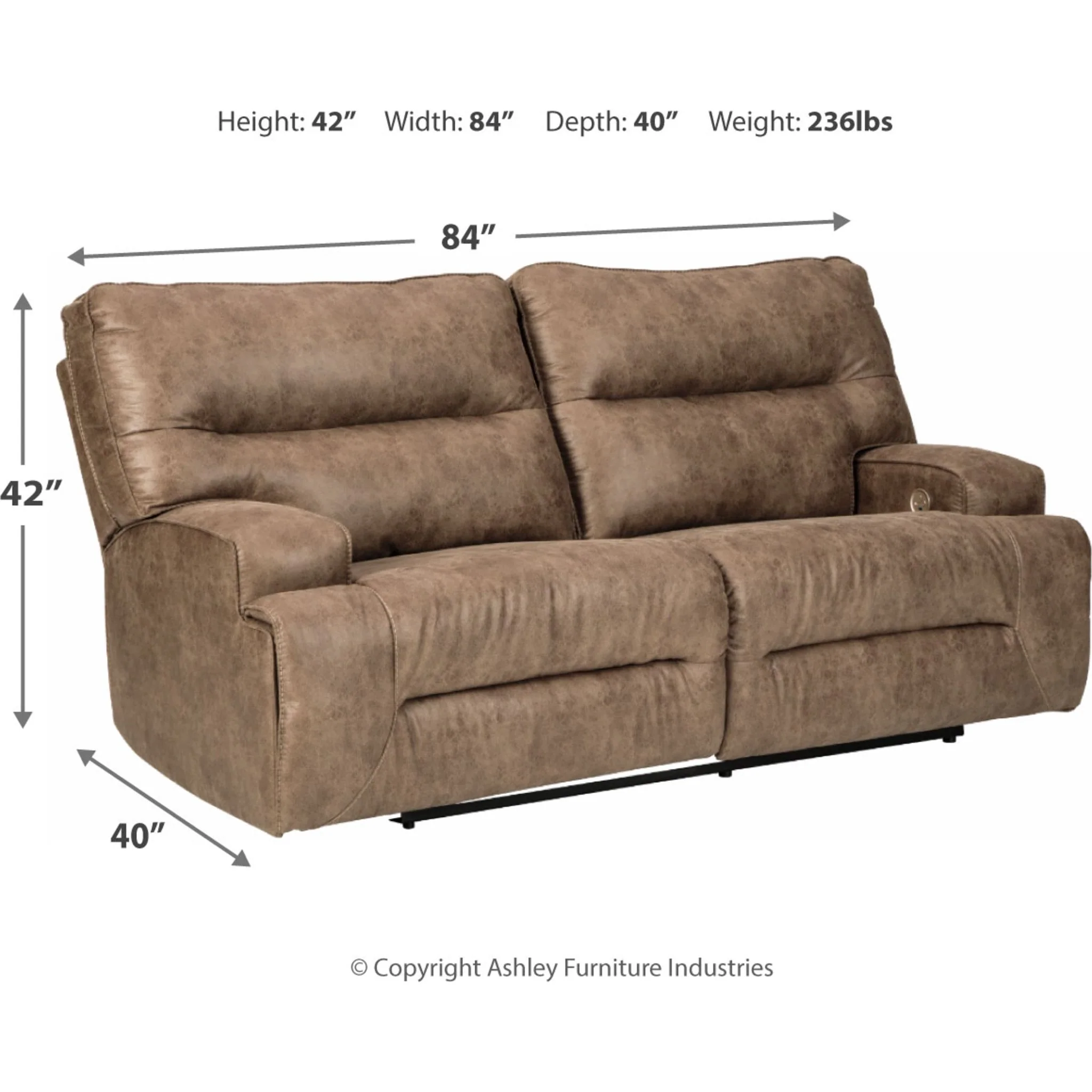 Hazenburg-Exclusive Reclining Sofa with Power - Image 4