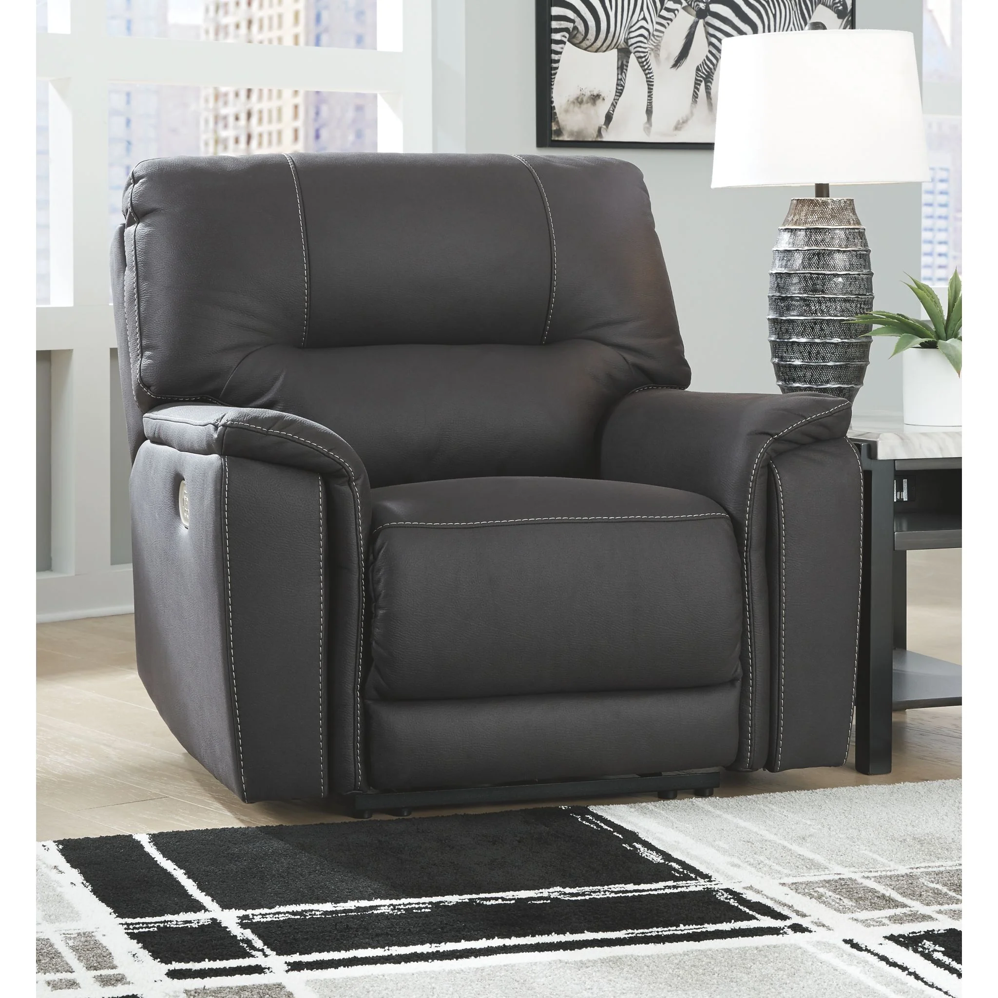 Henefer Power Recliner with Adjustable Headrest - Image 2
