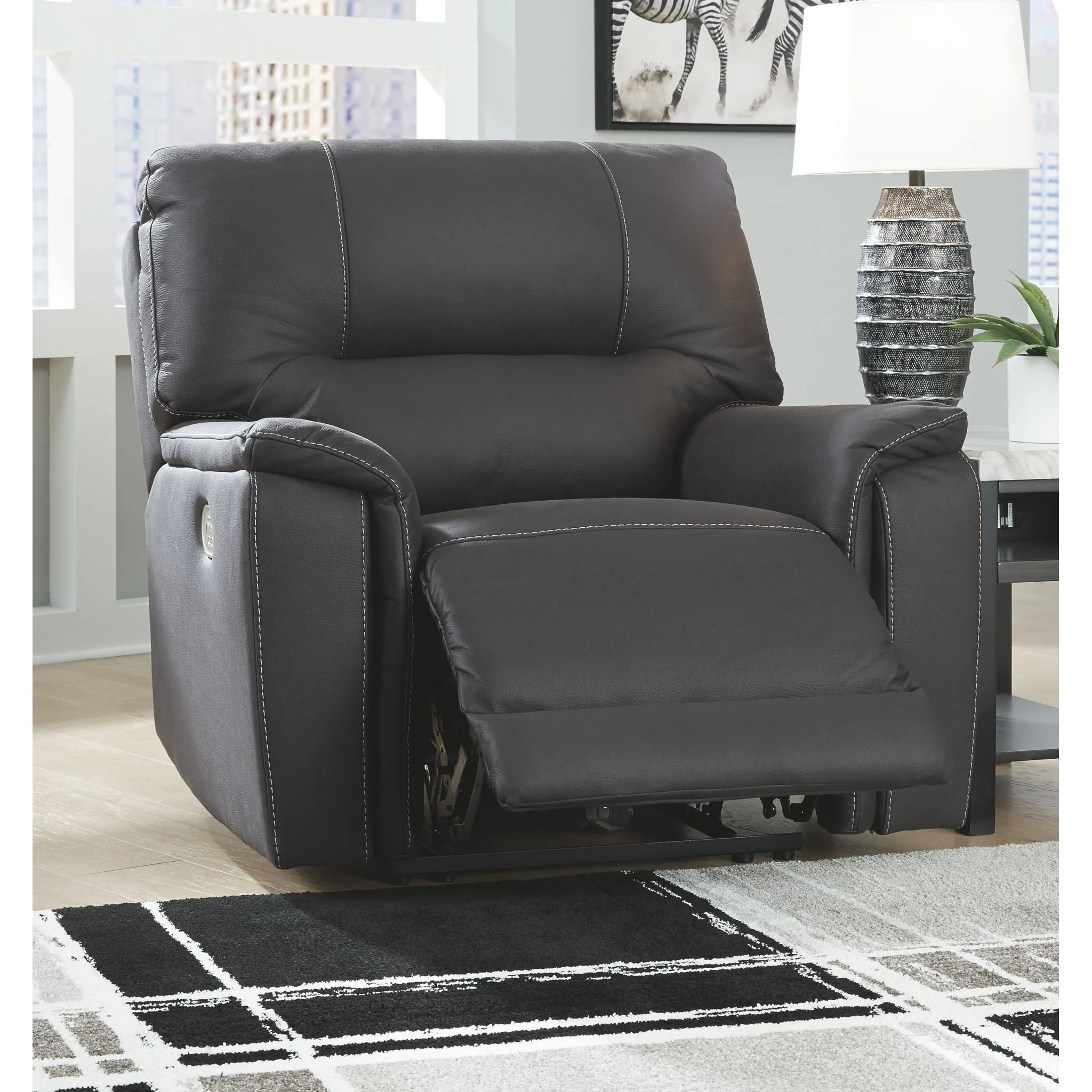 Henefer Power Recliner with Adjustable Headrest - Image 3