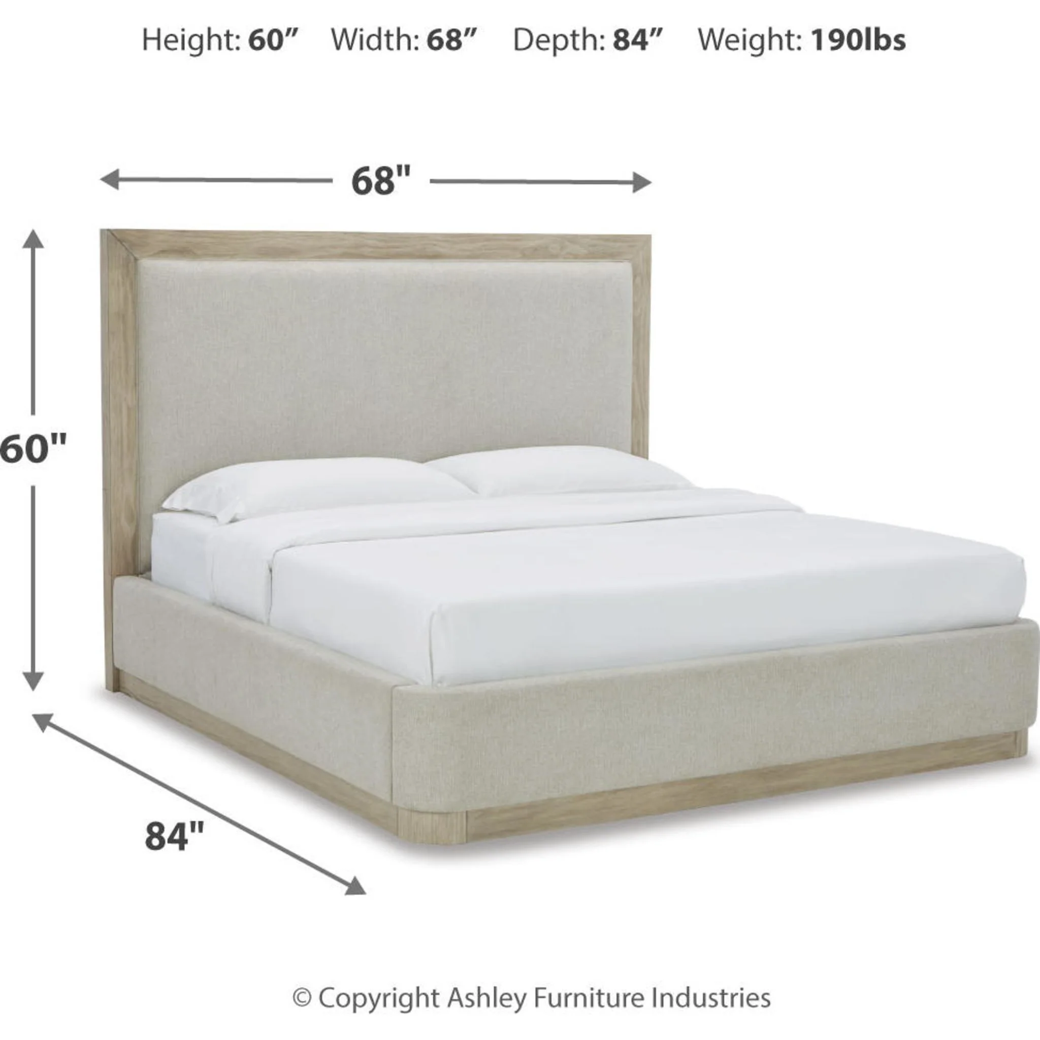 Hennington-Exclusive Upholstered Bed - Image 5