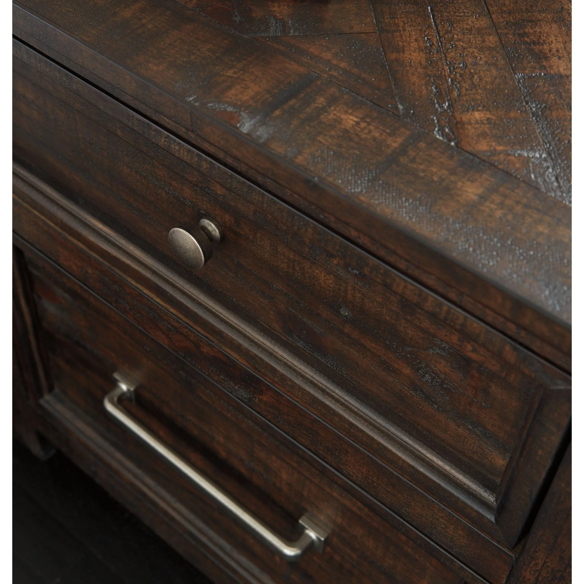 Hillcott- EXCLUSIVE Two Drawer Nightstand - Image 7