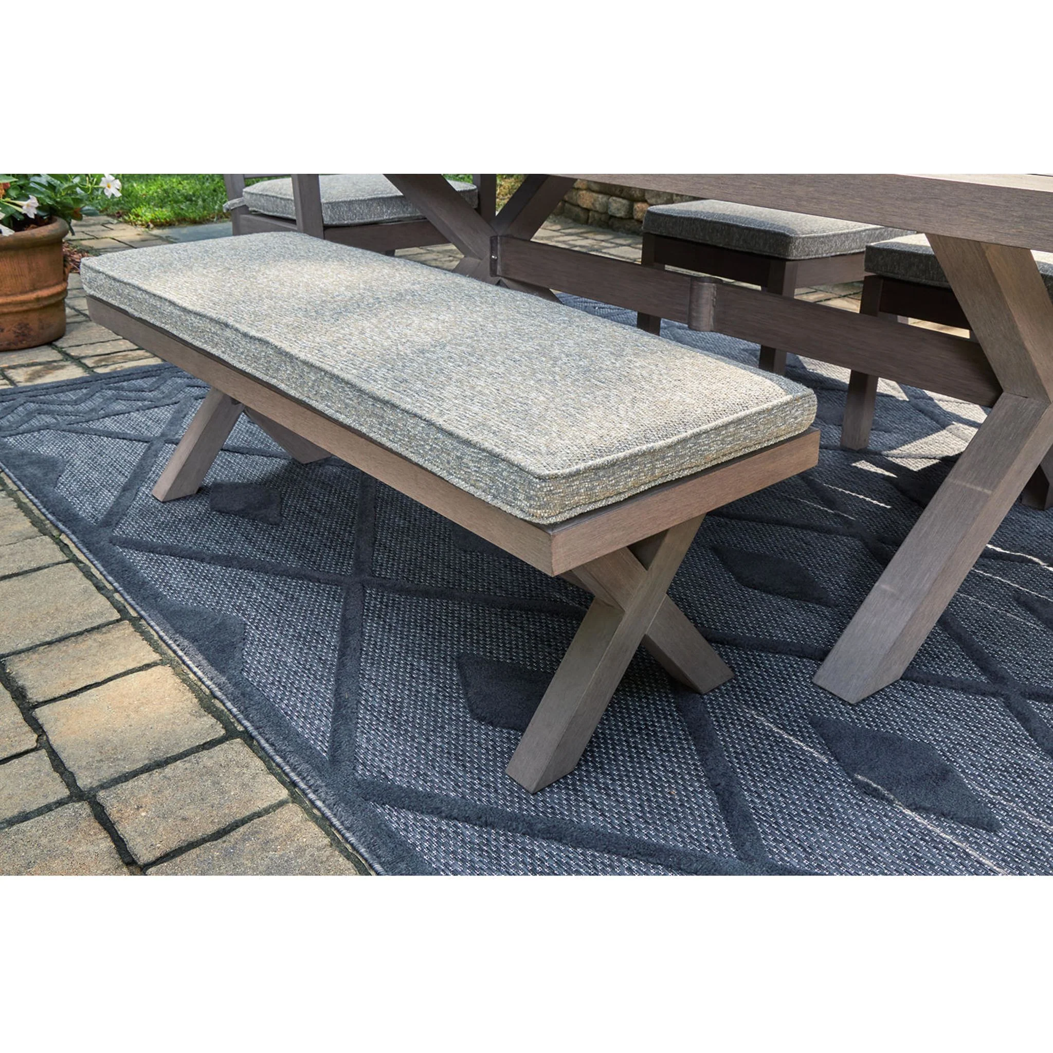 Hillside Barn Outdoor Dining Bench - Image 3