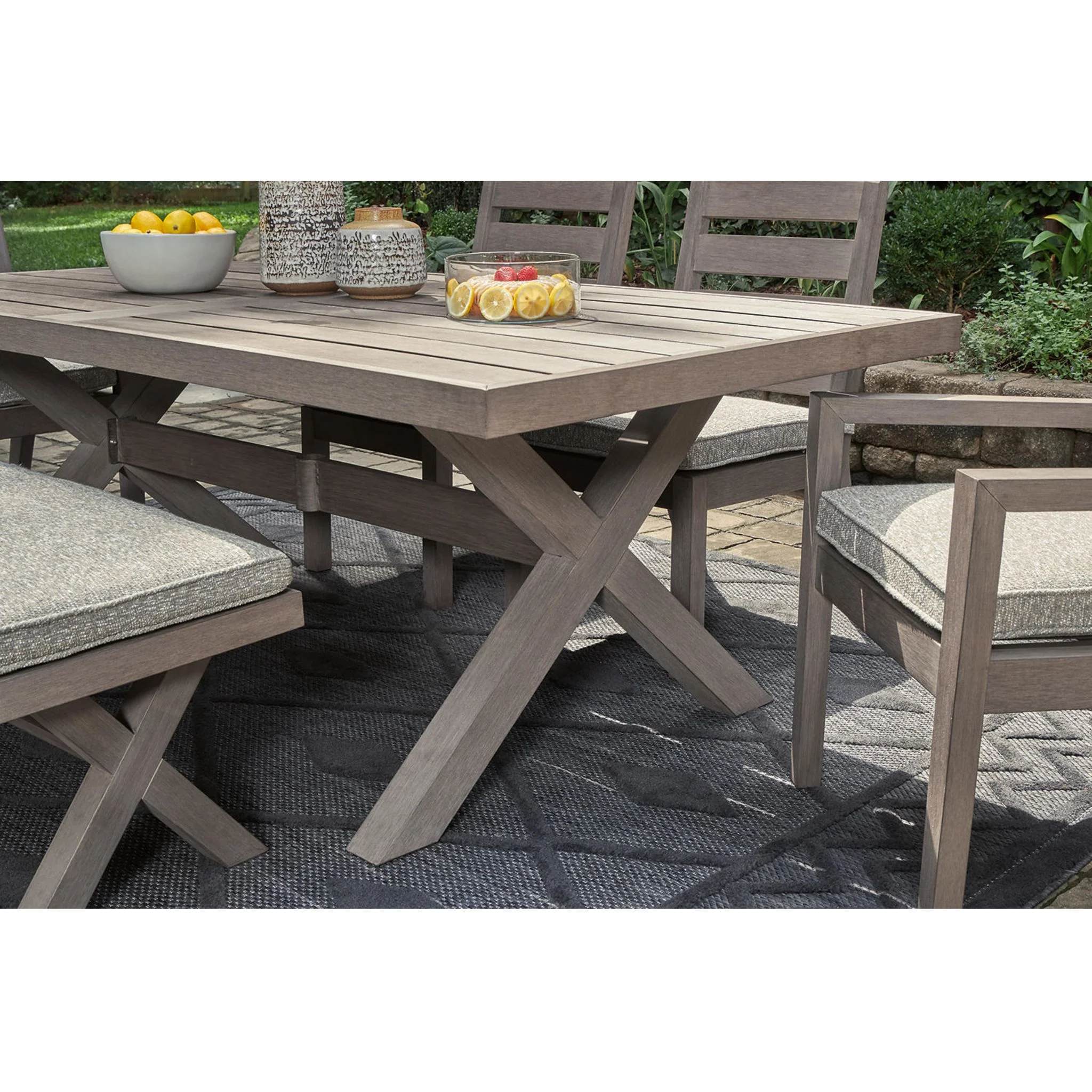 Hillside Barn Outdoor Rectangle Dining Table - Image 9