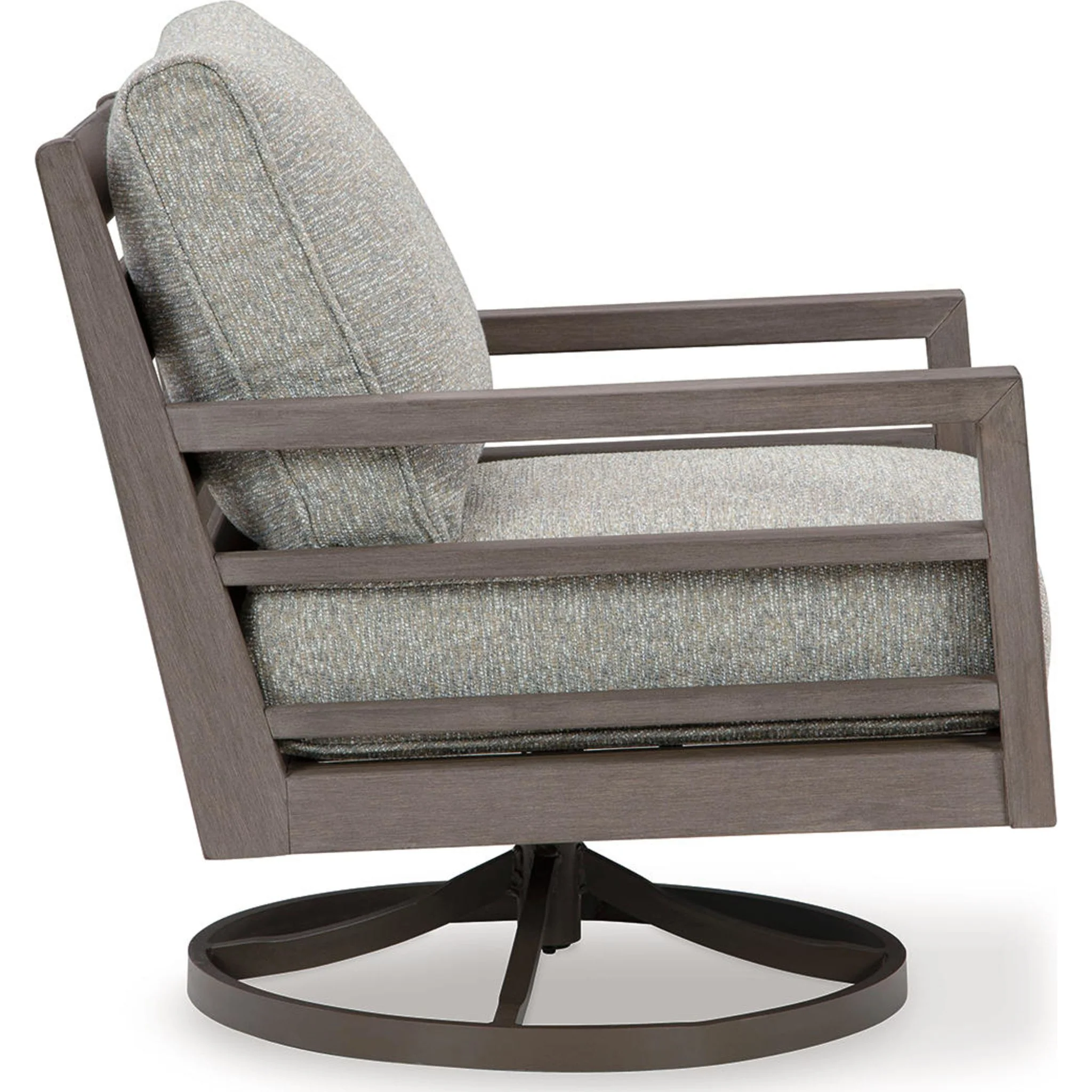 Hillside Barn Outdoor Swivel Lounge Chair with Cushion - Image 5
