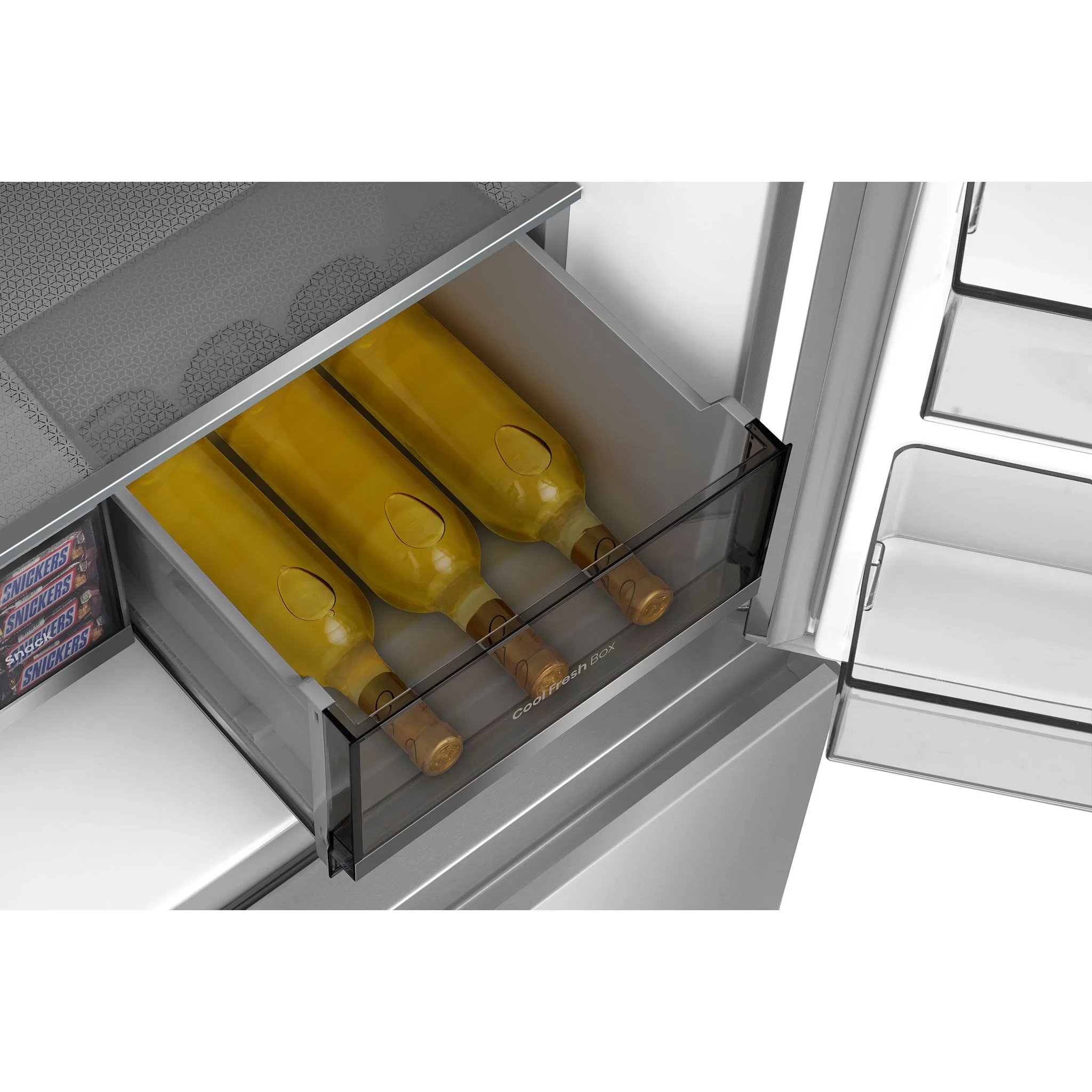 Hisense 4 Door Fridge (RQ23G4FSEI) - Stainless Steel - Image 4