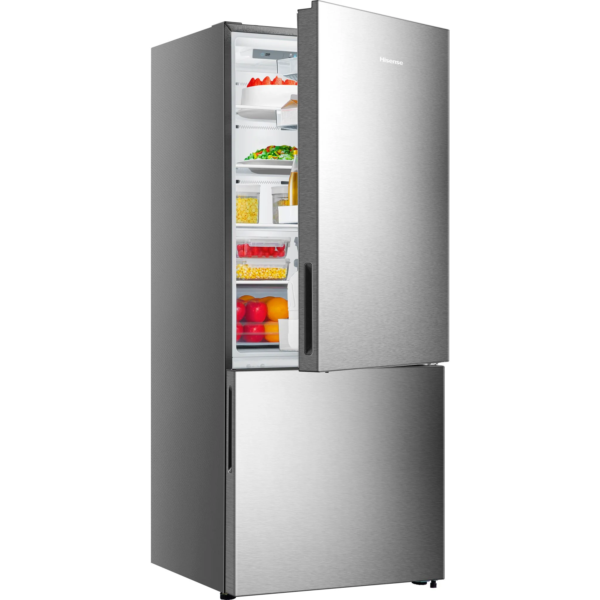 Hisense Bottom Mount Fridge (RB15A2CSE) - Stainless Steel - Image 4