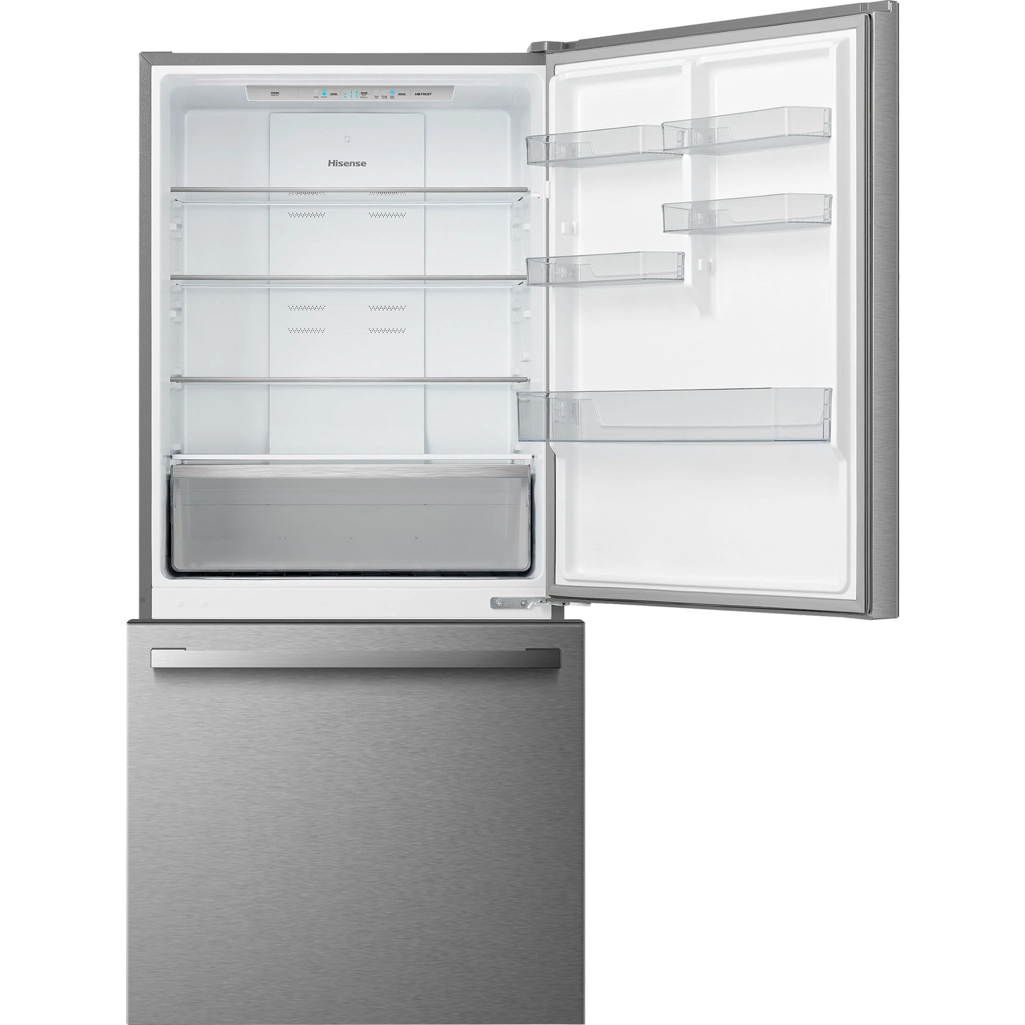 Hisense Bottom Mount Fridge (RB17A2CSE) - Titanium - Image 4